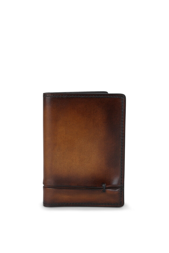 Berluti - Jagua Tobacco Leather Card Case 