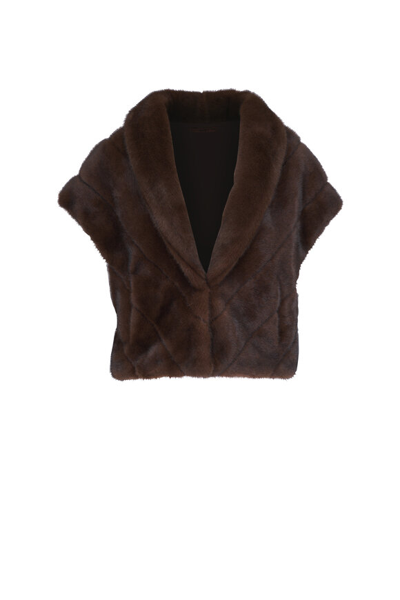 Viktoria Stass Brown Vegan Fur Vest