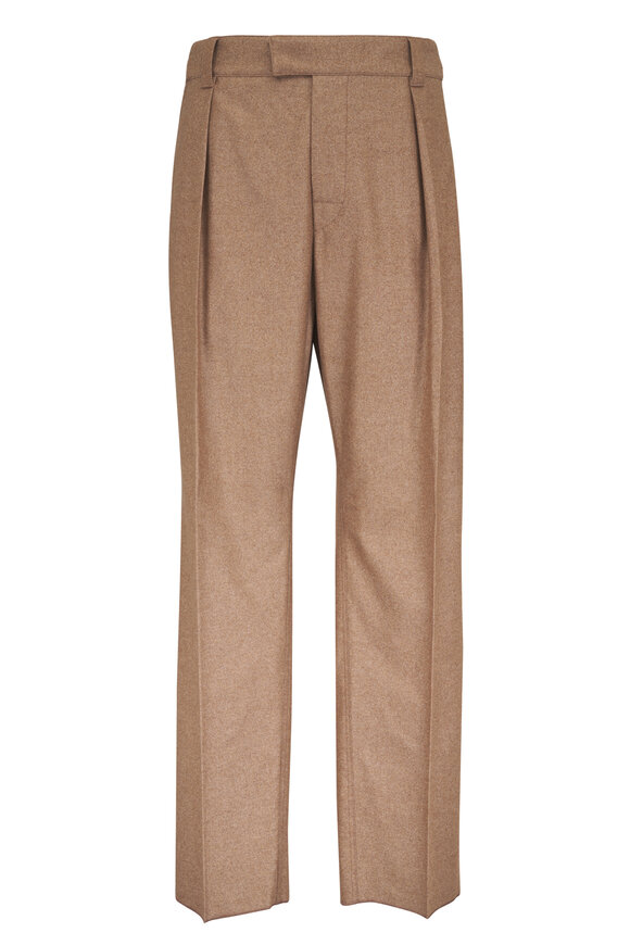 Loro Piana Reinga New Brown Chimney Mélange Pant - view 1