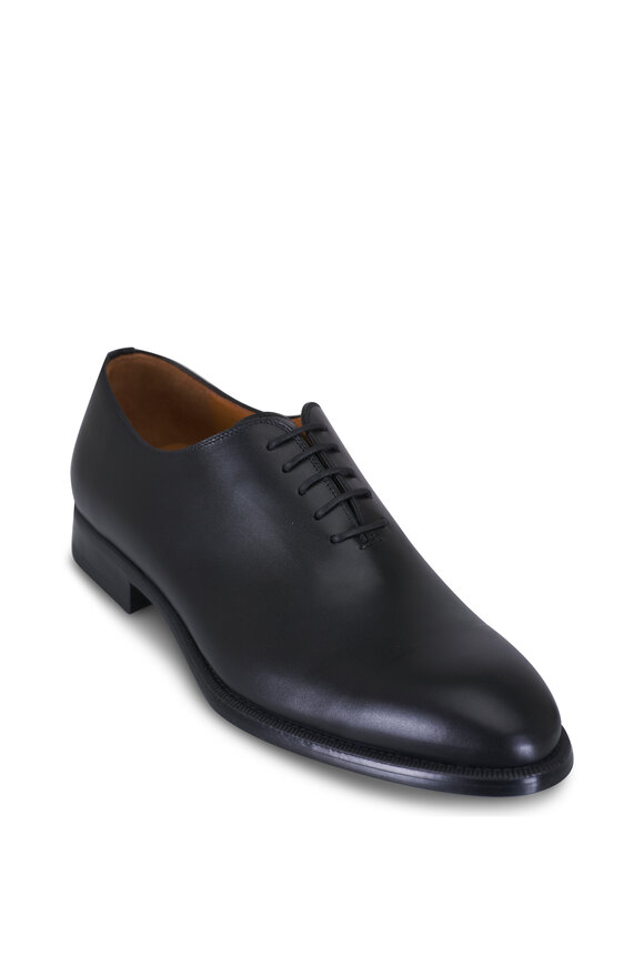 Magnanni Hawkins Black Leather Dress Shoe