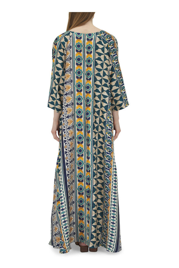 La Double J - Muumuu Multicolor Silk Dress