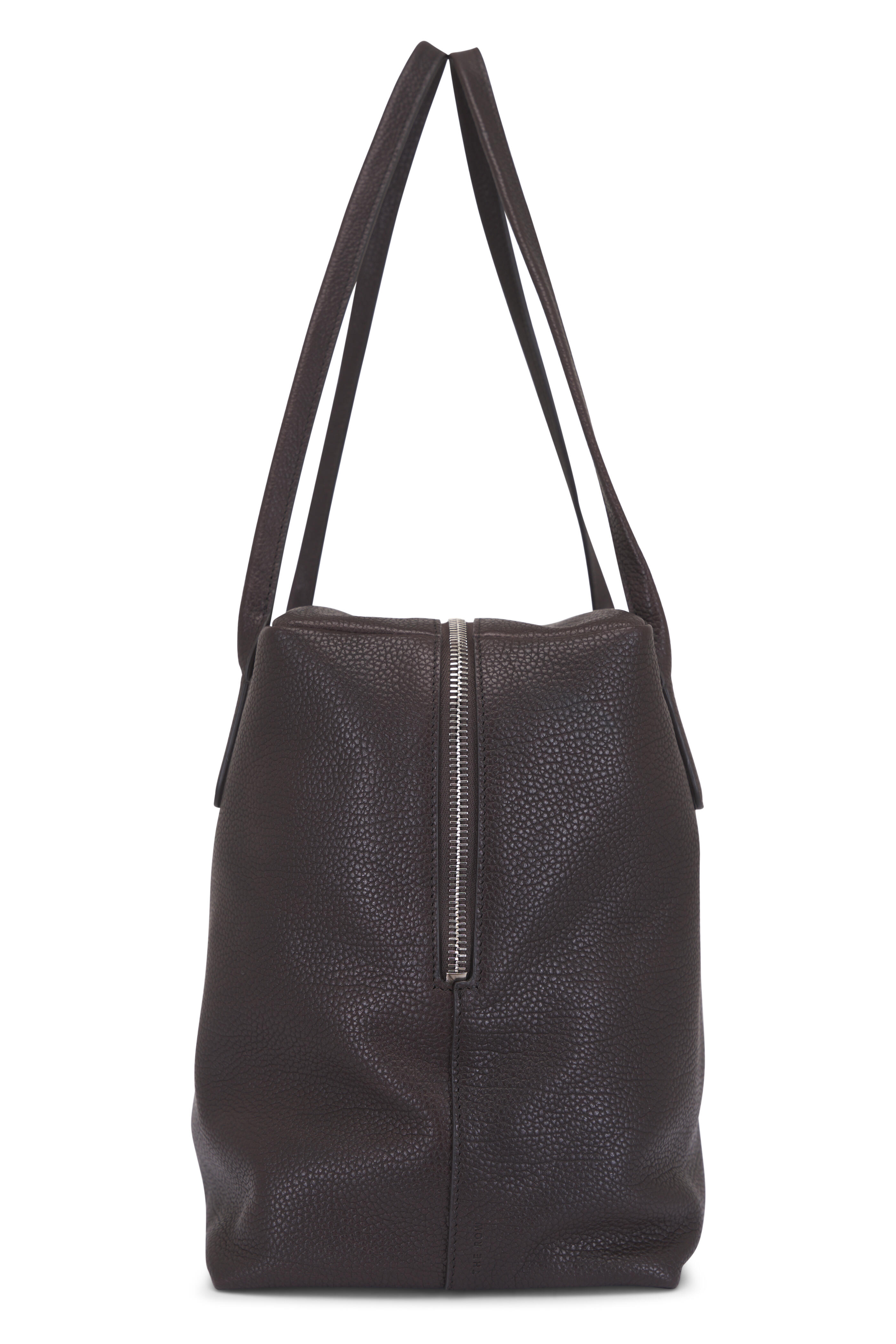 The Row - Henri Brunette Leather Tote | Mitchell Stores