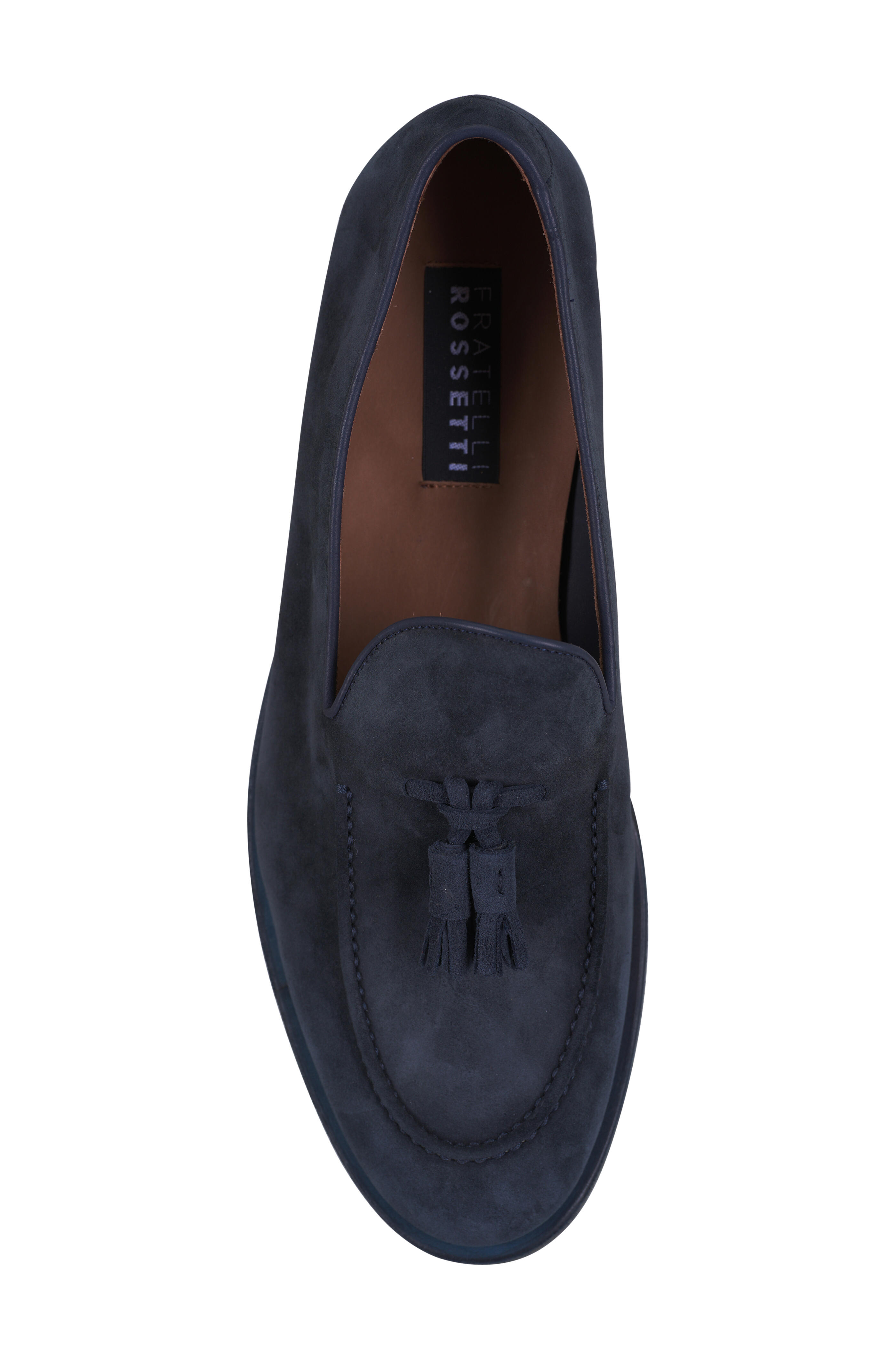 Fratelli Rossetti - Navy Suede Tassel Loafer
