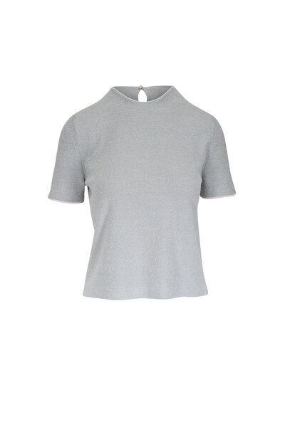 Loro Piana - Angera Navy Blue Cotton T-Shirt | Mitchell Stores
