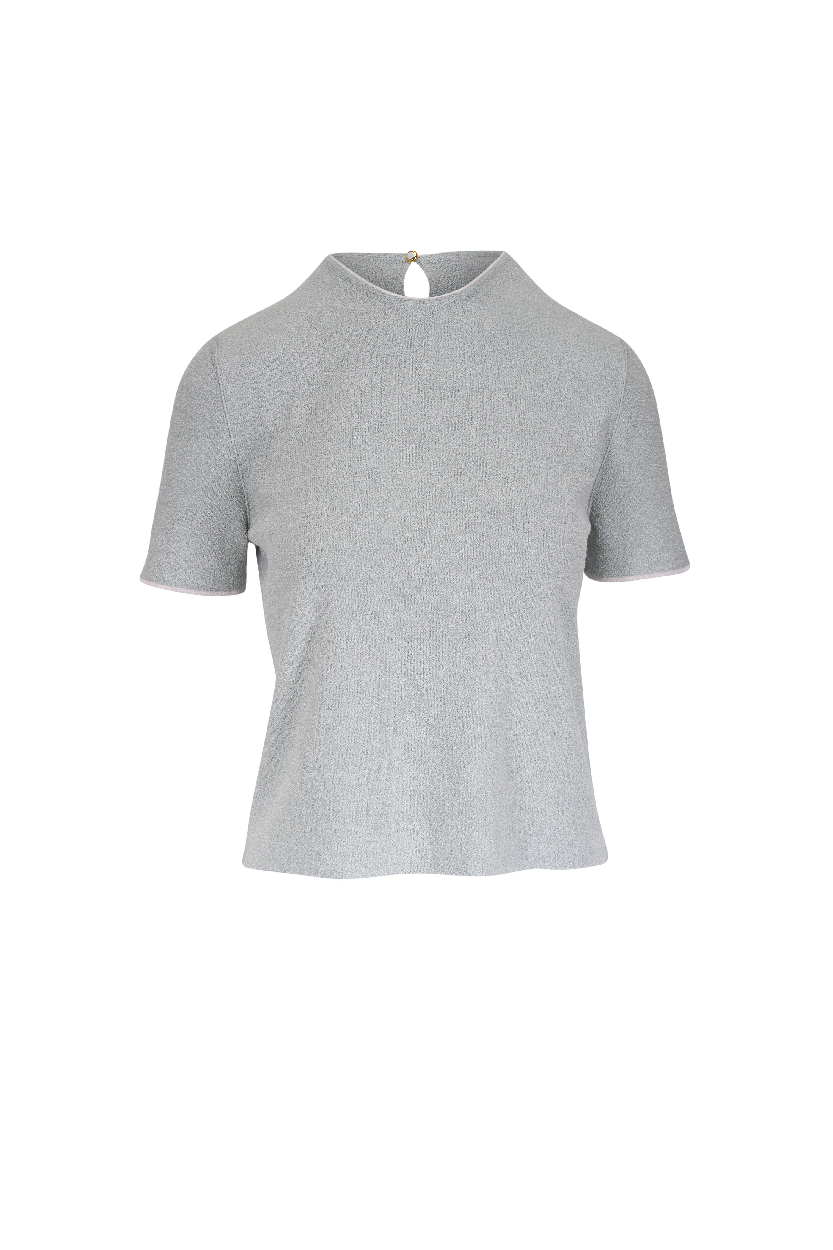 Loro Piana - Cannareggio Light Blue Silk & Cotton Sweater - view 1