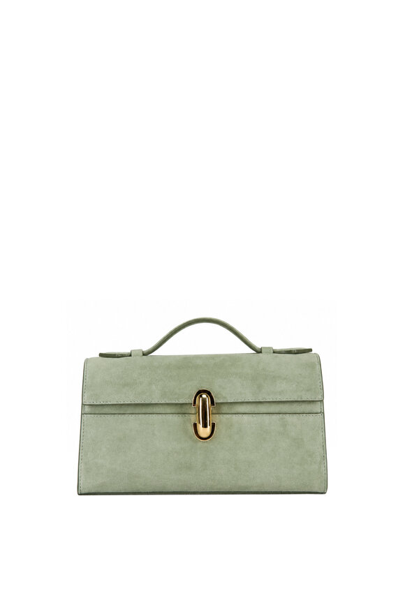 Savette Symmetry Pochette Cactus Suede Top Handle Bag - view 1