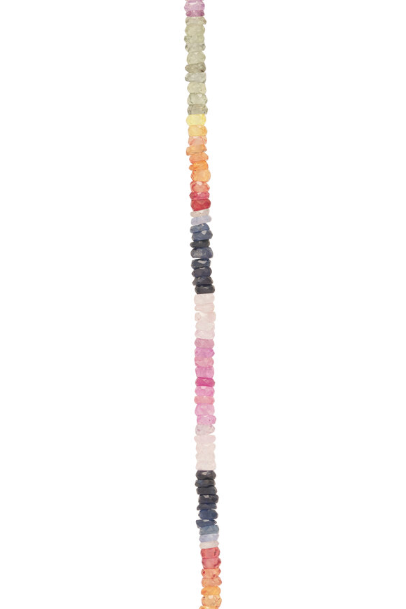 Cristina V. Multicolor Sapphire Rondelle Bracelet - view 2