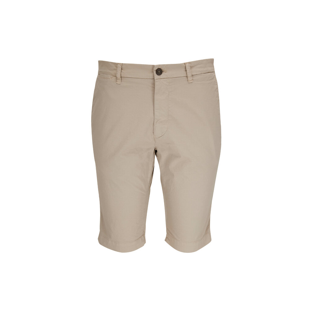 Masons - Stone Cotton Chino Shorts | Mitchell Stores