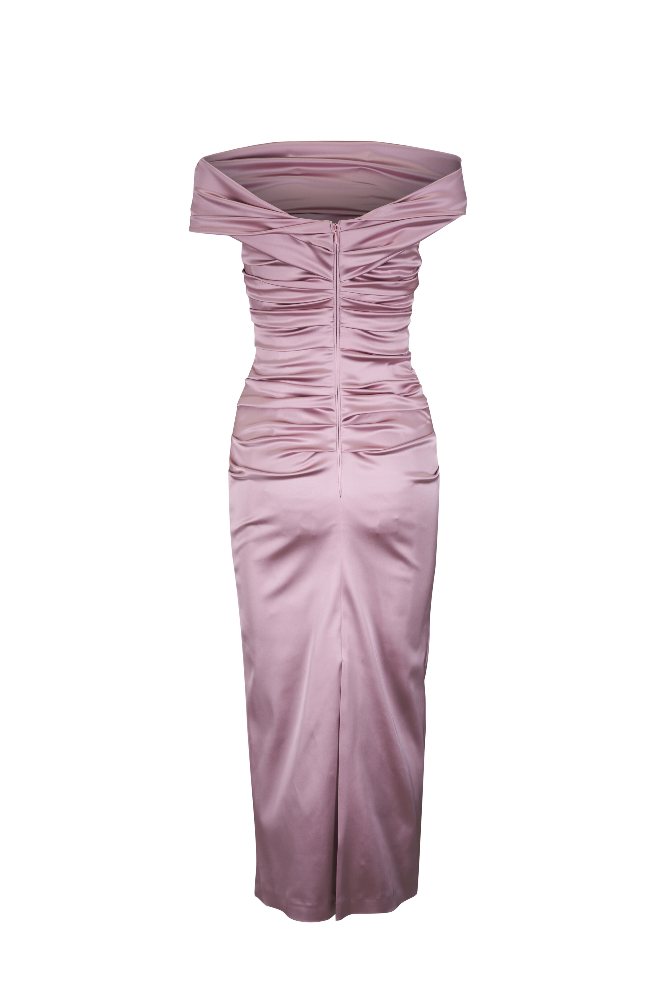 Talbot Runhof - Marble Satin Cocktail Dress