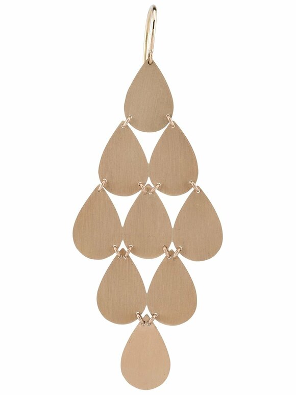 Irene Neuwirth Rose Gold Nine Drop Chandelier Earrings - view 4
