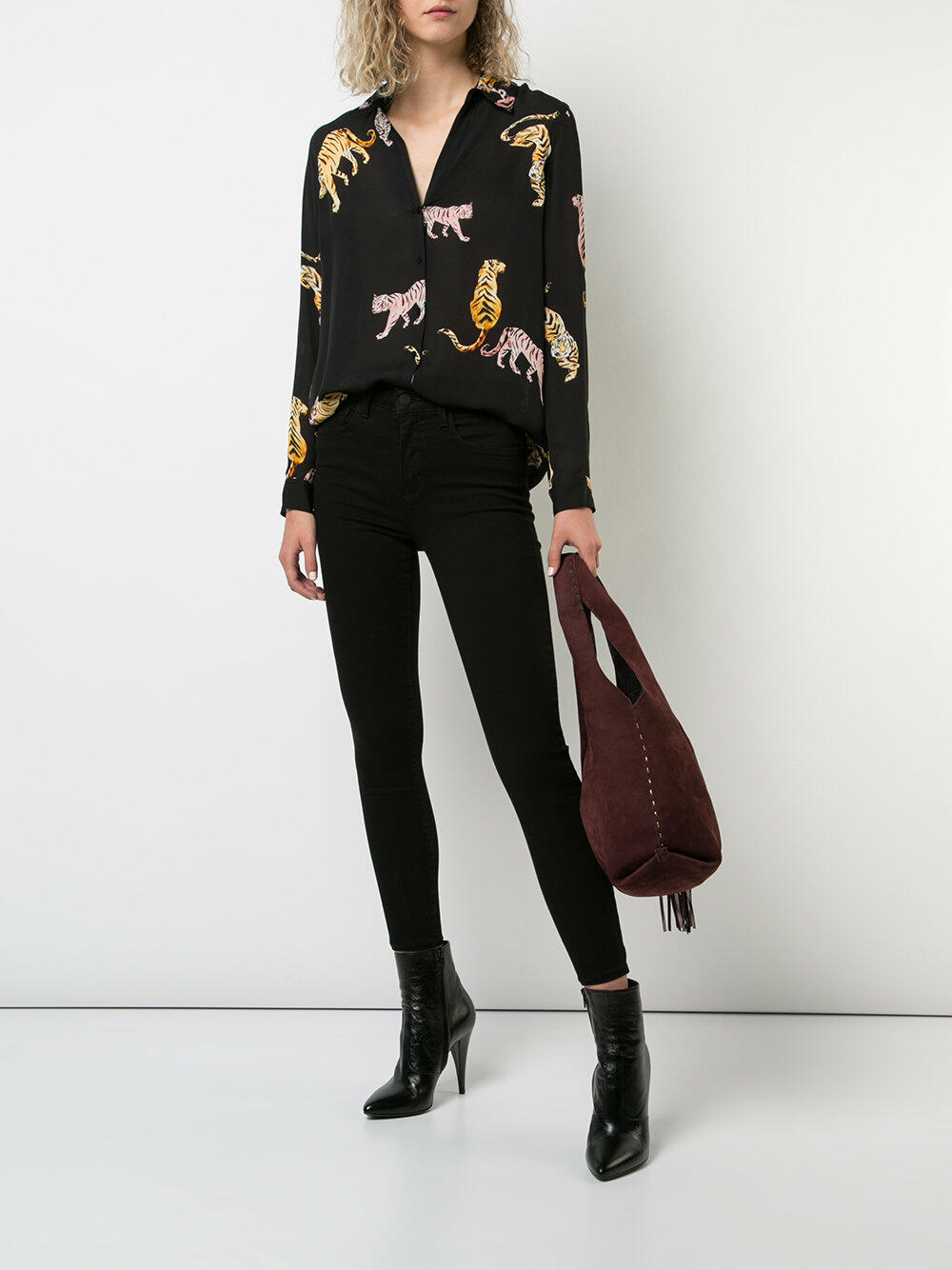 L'Agence - Margot Black High-Rise Ankle Jean