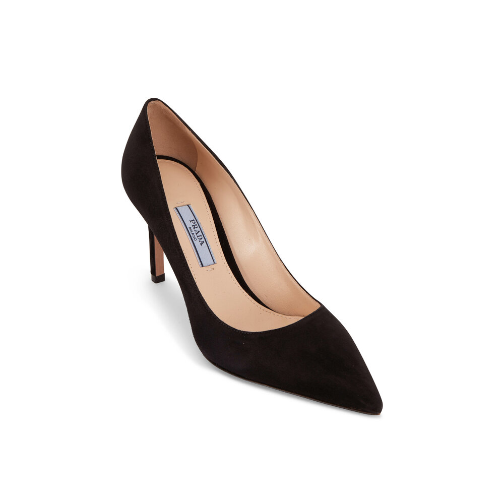 サンダル・ミュール PRADA FW25 Brown suede pumps (1I901MFDD75008 F0003) PRADA FW25 Brown suede pumps (1I901MFDD75008 F0003) (PRADA