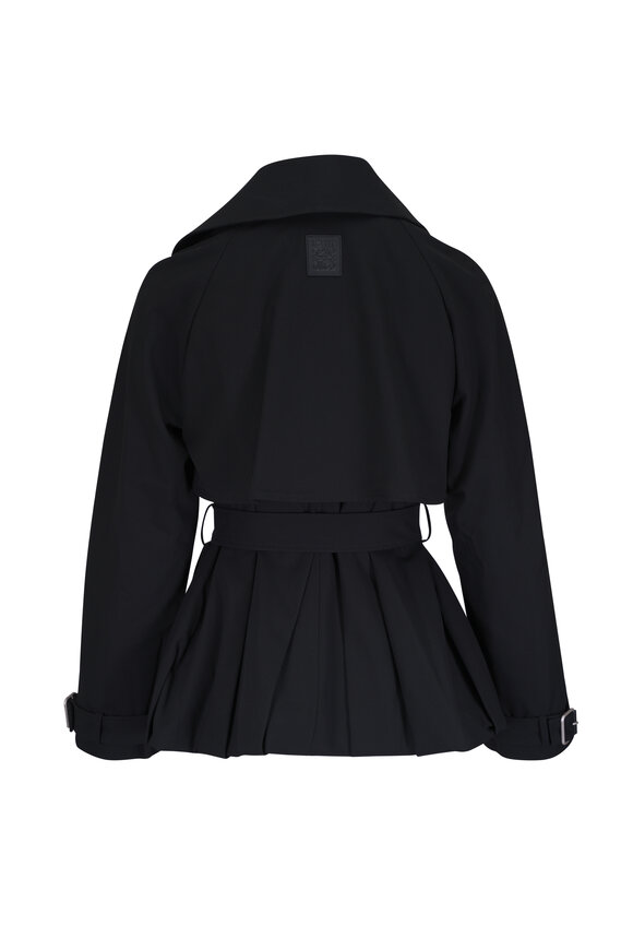 Loewe Black Short Trench Balloon Jacket - view 4