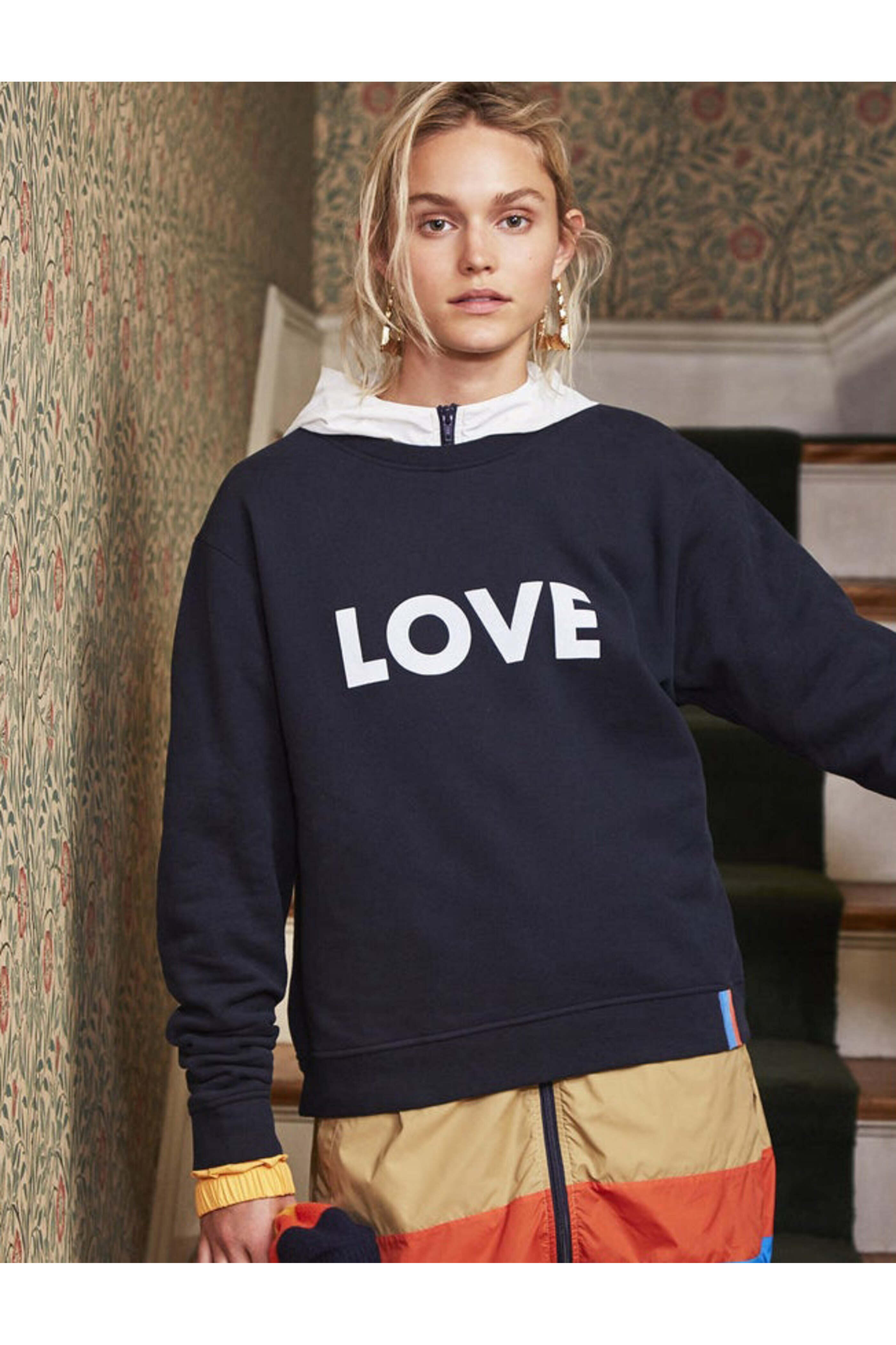 Kule - The Organic Love Sweatshirt in Navy