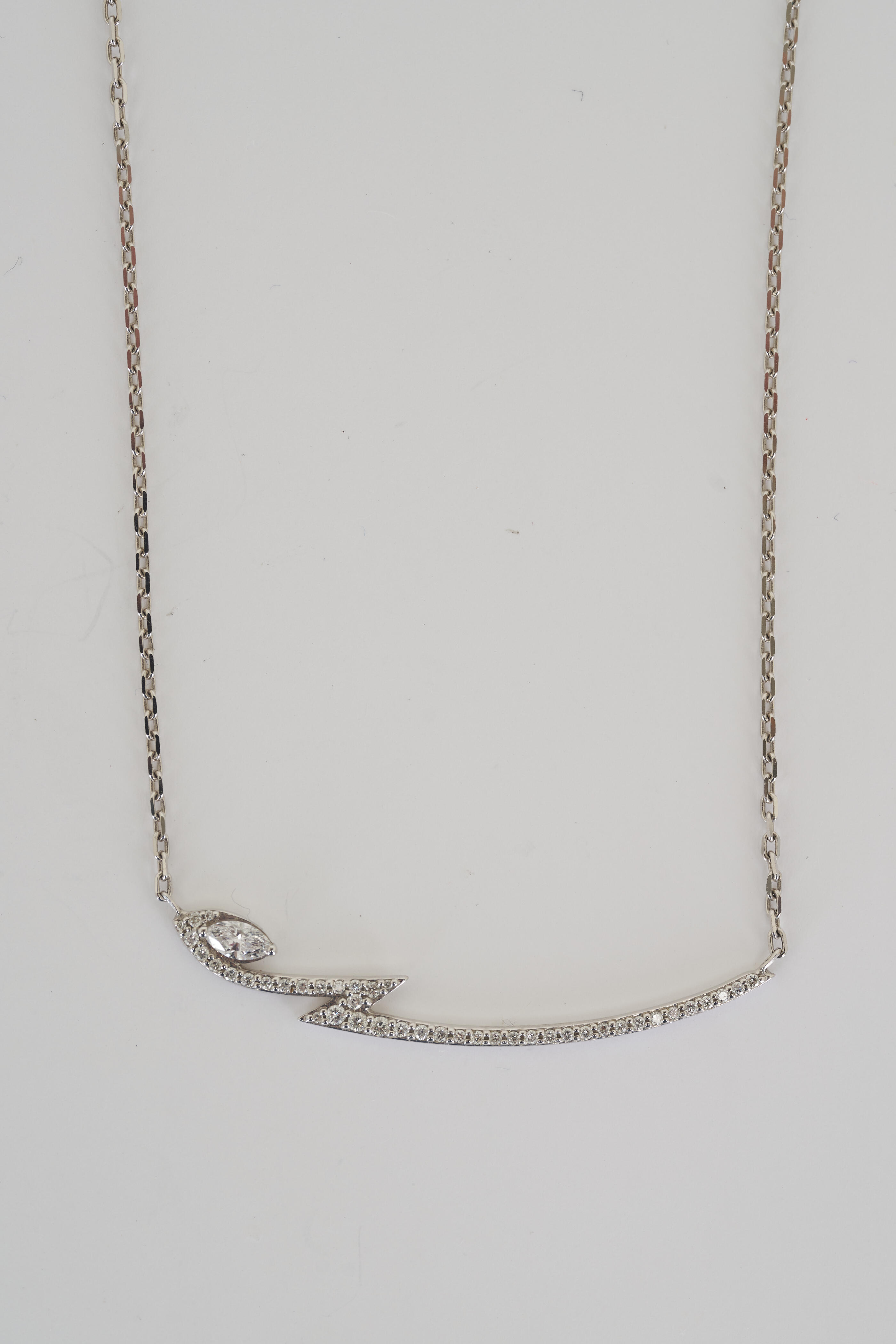 Stephen Webster - 18K White Gold Black Diamond Bolt Ring