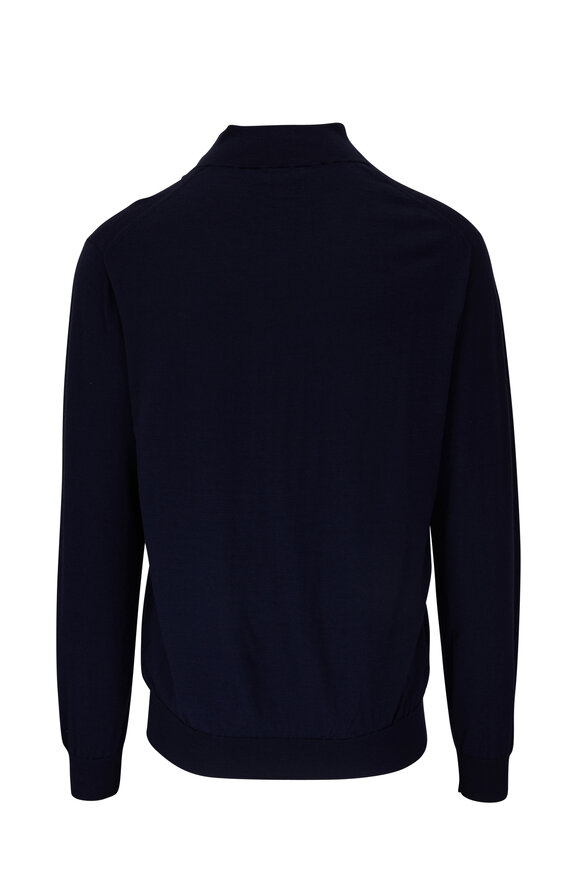 Peter Millar - Barchetta Navy Quarter Zip Pullover