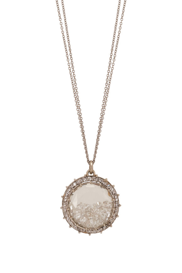 Renee Lewis - Shake© 8.4CT White Diamond Pendant Necklace