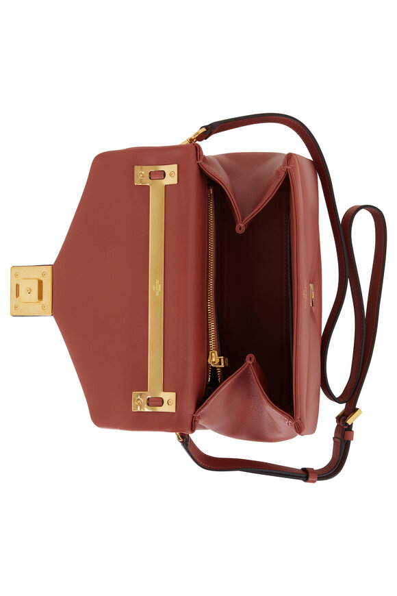 Valentino Garavani - Gingerbread Leather Single Stud Small Bag