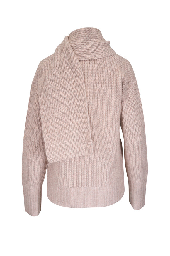 Veronica Beard - Annalise Oatmeal Merino Wool & Cashmere Cardigan