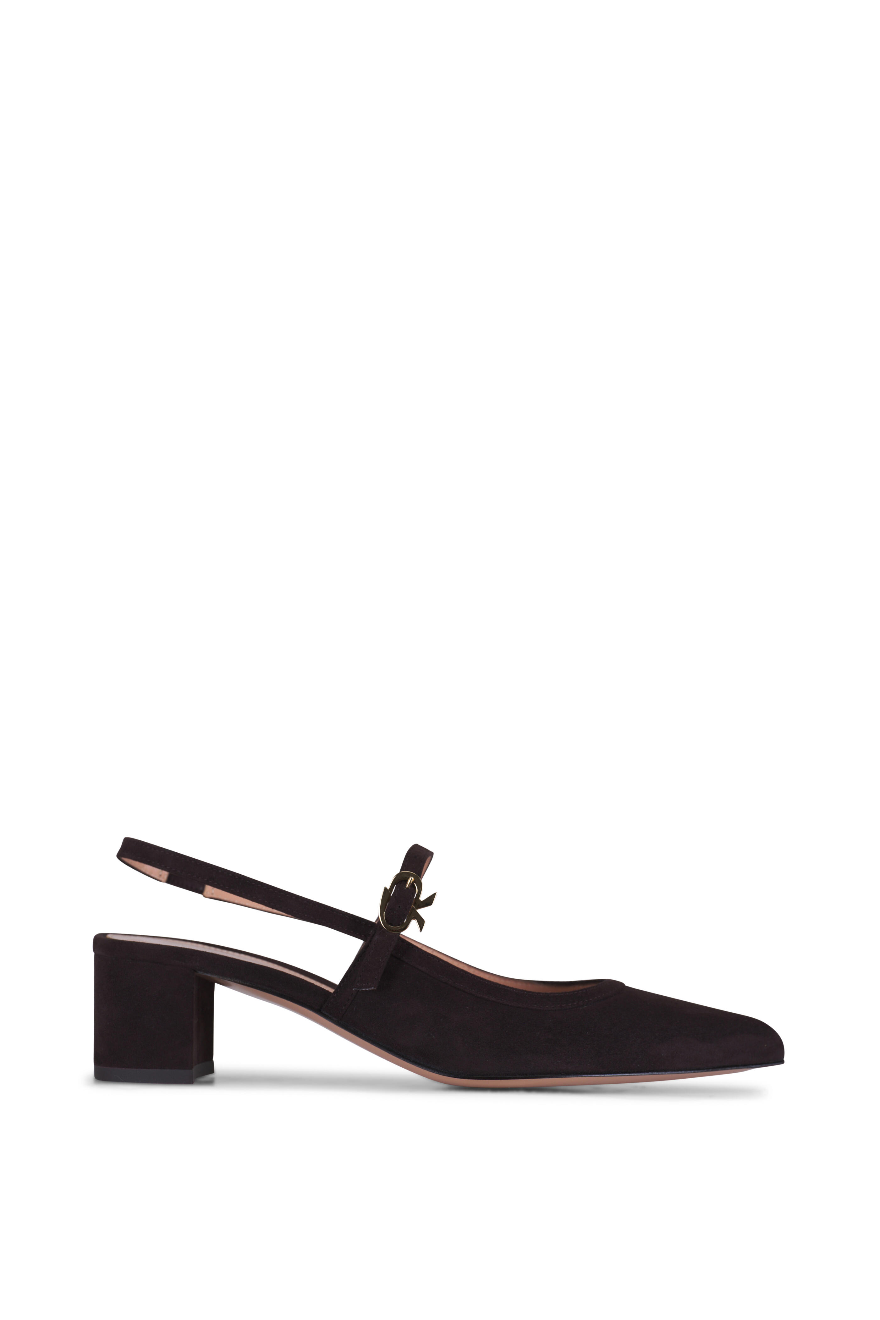 Gianvito Rossi  JETT シープレザー切替アイレット パン プス Gianvito Rossi JETT シープレザー切替アイレット パン プス