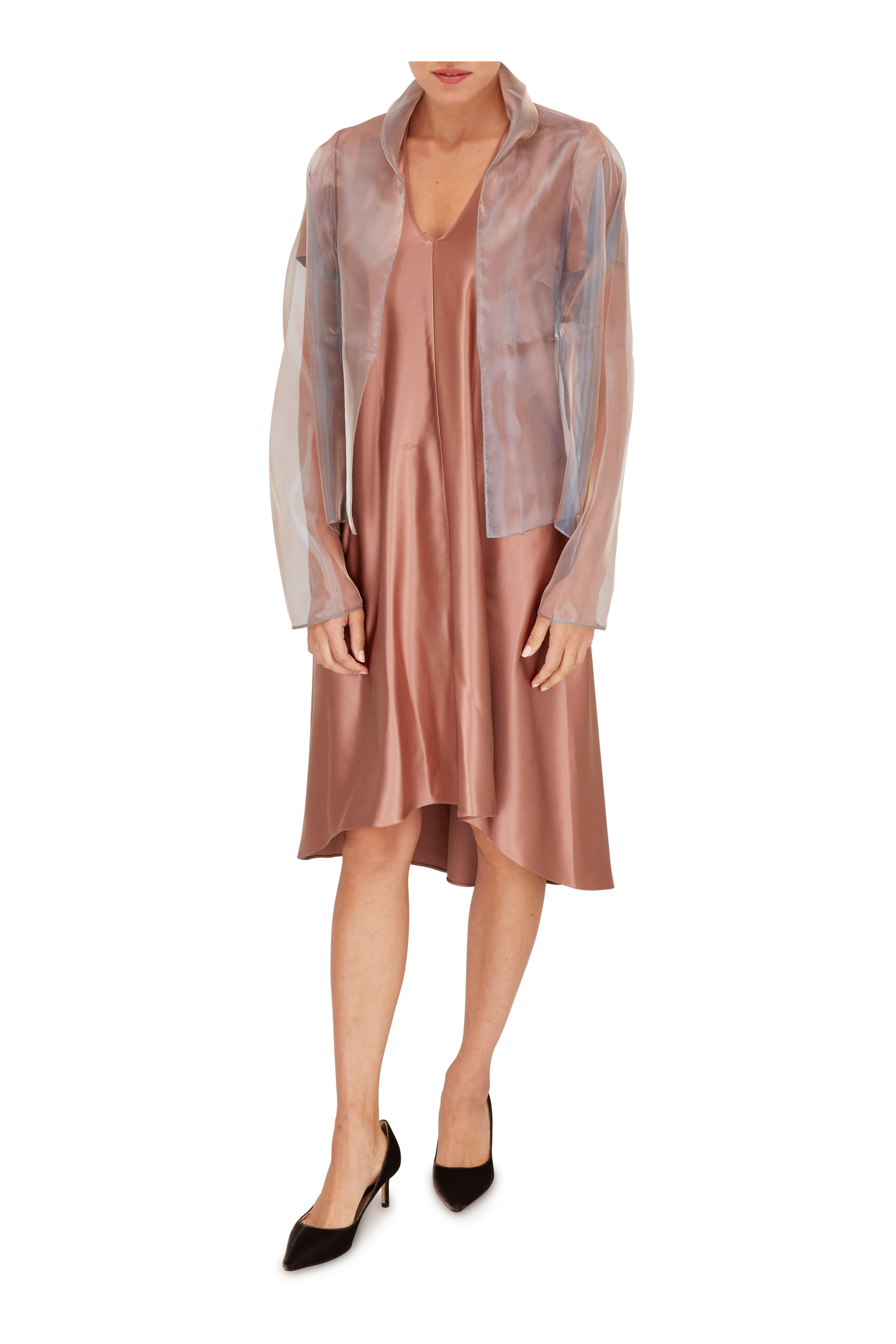 Jimmy Choo - Romy Dusk Velvet Lizard Print Pump, 60MM