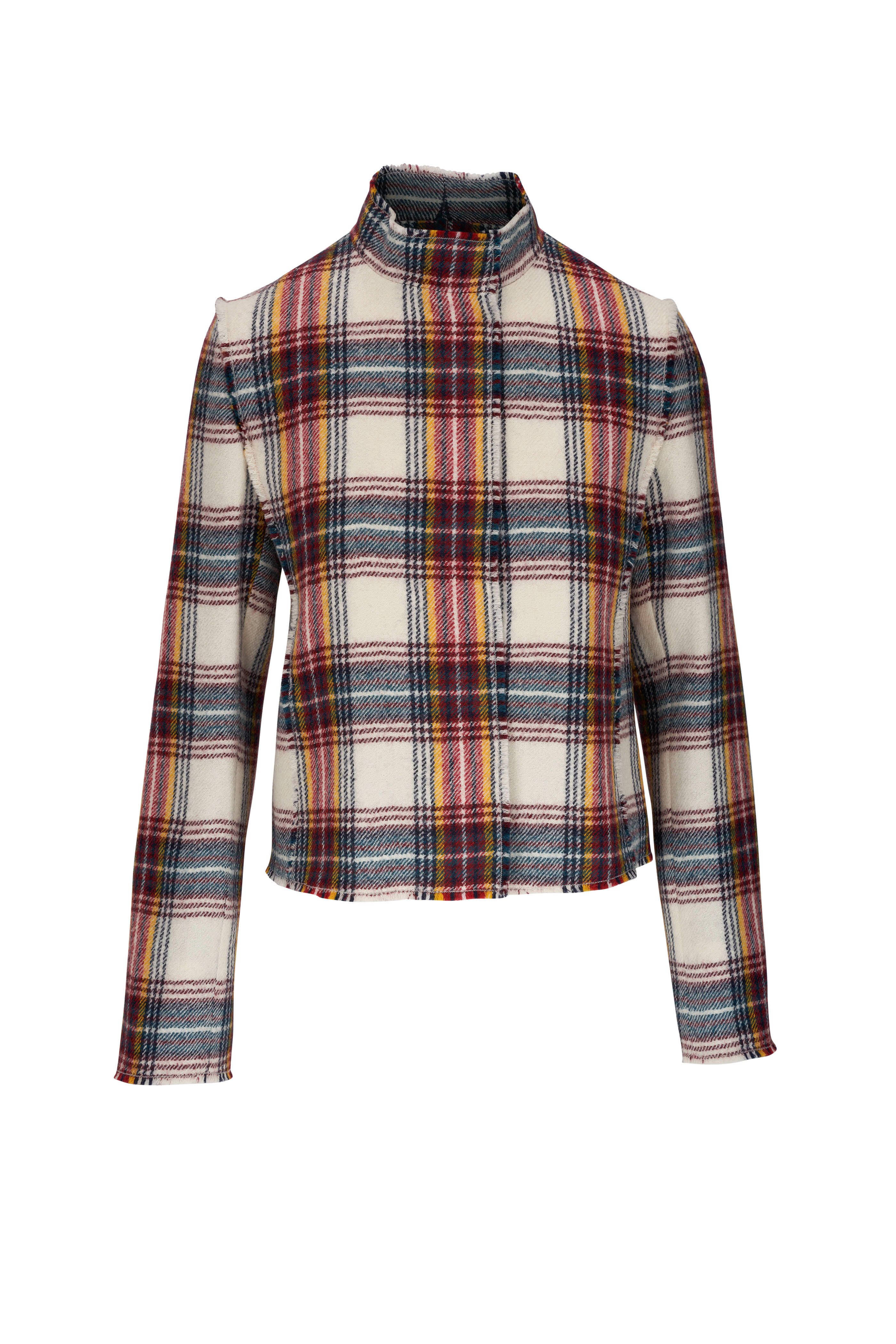 アクリス　AKRIS punto ツイード　ジャケット アクリス AKRIS punto ツイード ジャケット Akris punto Plaid