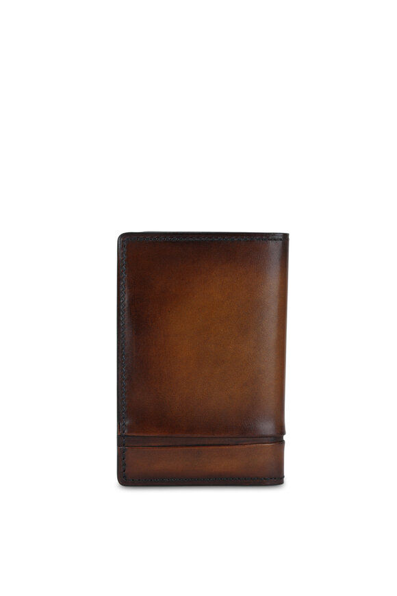 Berluti - Jagua Tobacco Leather Card Case 