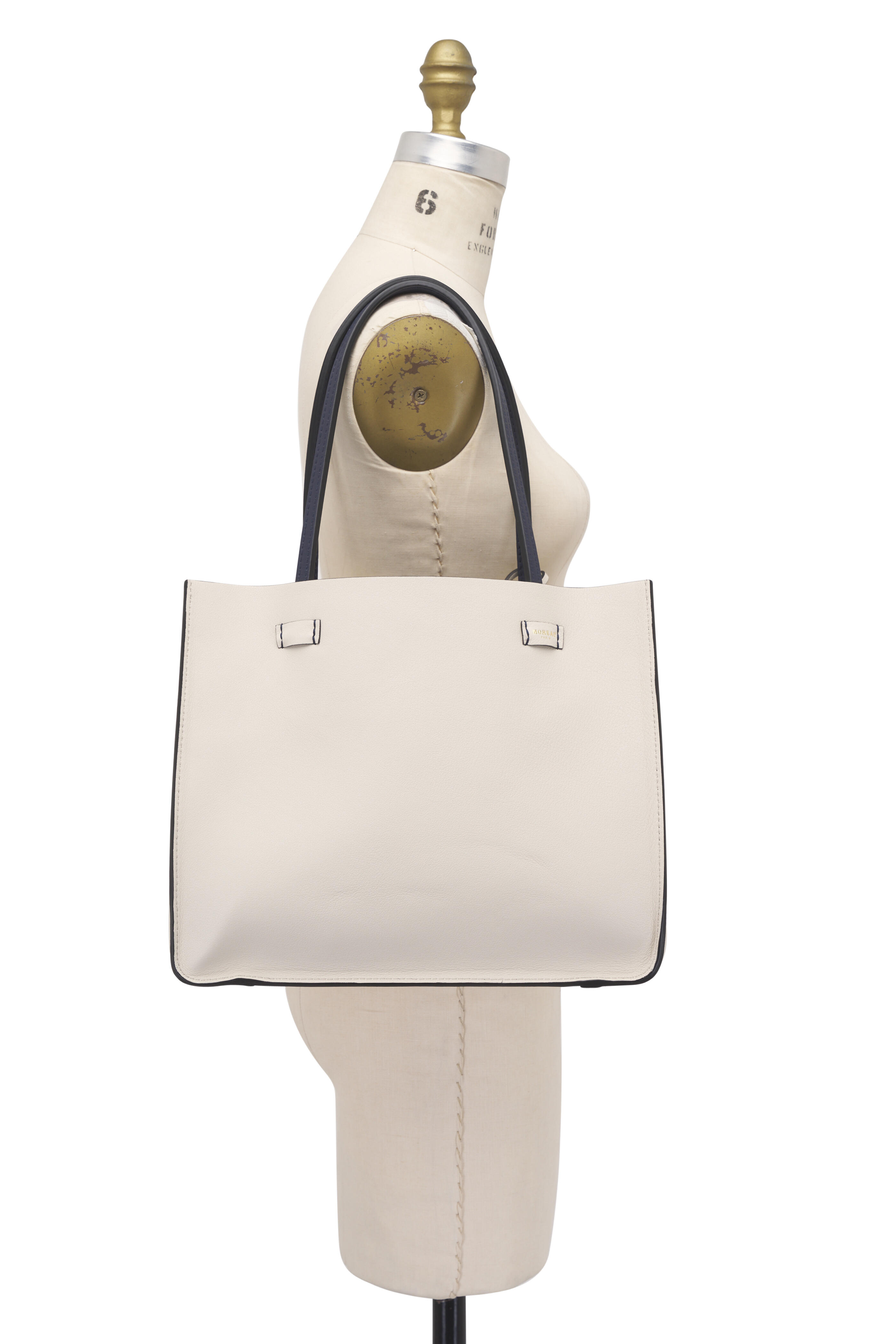 Moreau Paris - Small Vincennes Navy & White Reversible Tote