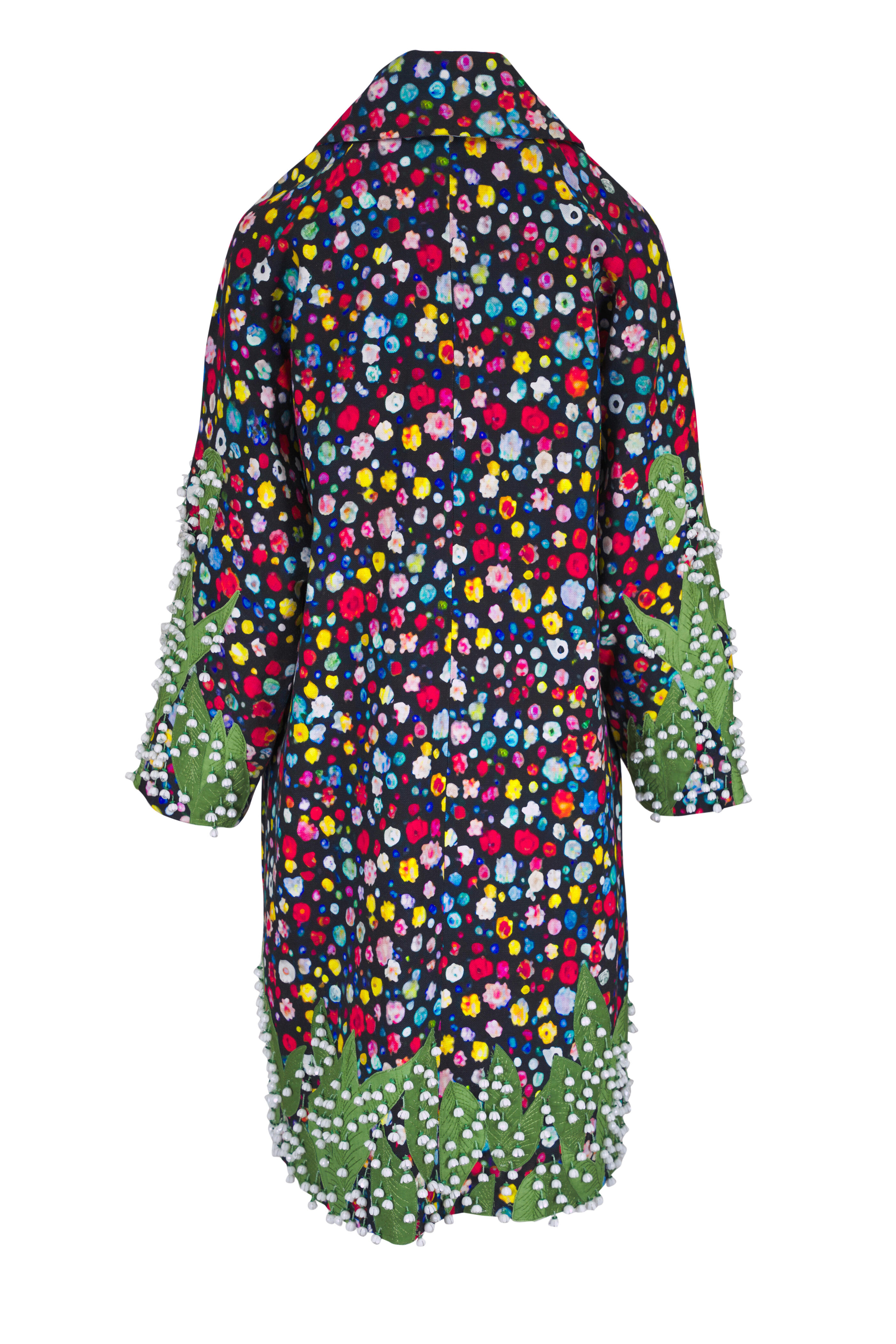 Libertine - Spring Leaves Multicolor Oversized Coat
