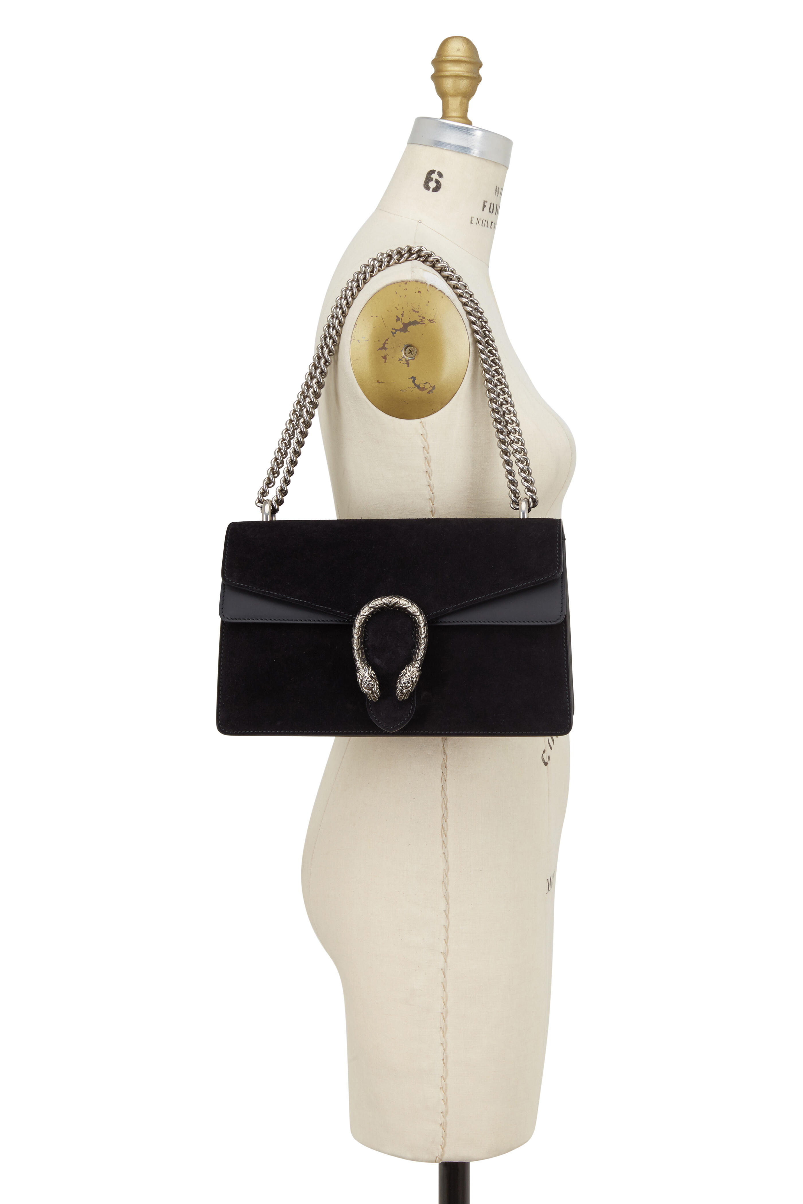 Dionysus handbag Gucci Black in Suede - 33746684