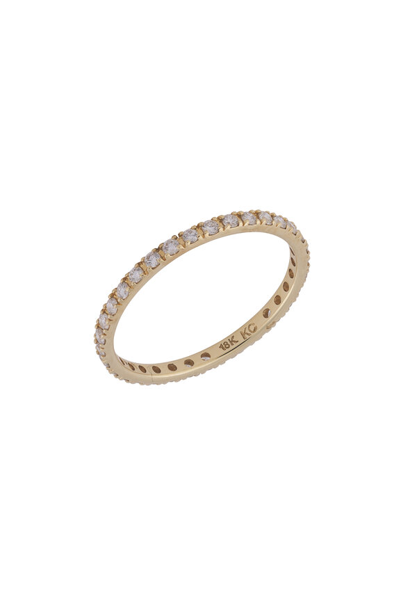 Cairo 14k Rose Gold Diamond Eternity Ring