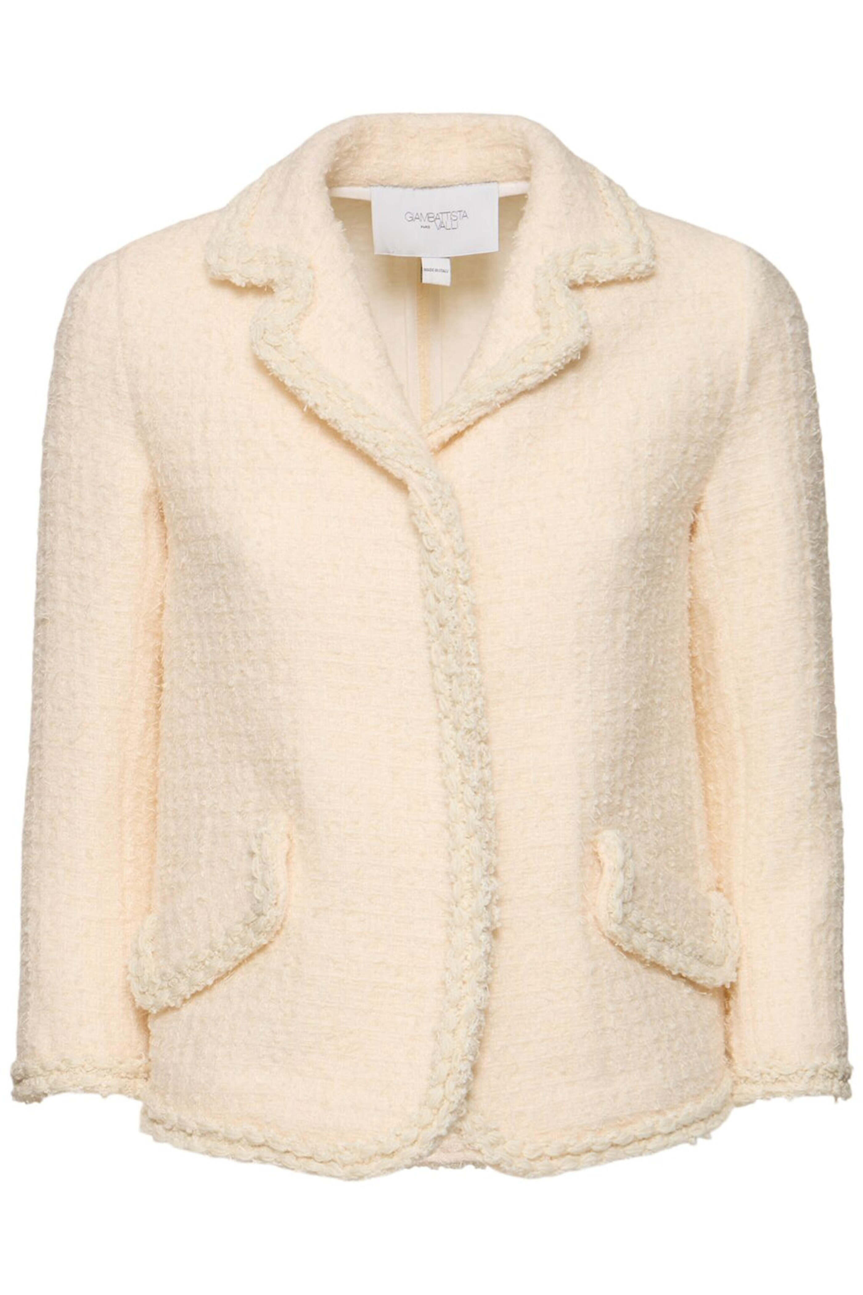 Giambattista Valli - Ivory Boucle Jacket | Mitchell Stores