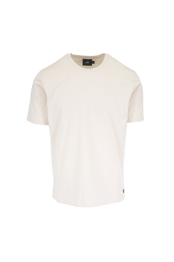WAHTS Off White Stretch Jersey T-Shirt - view 1