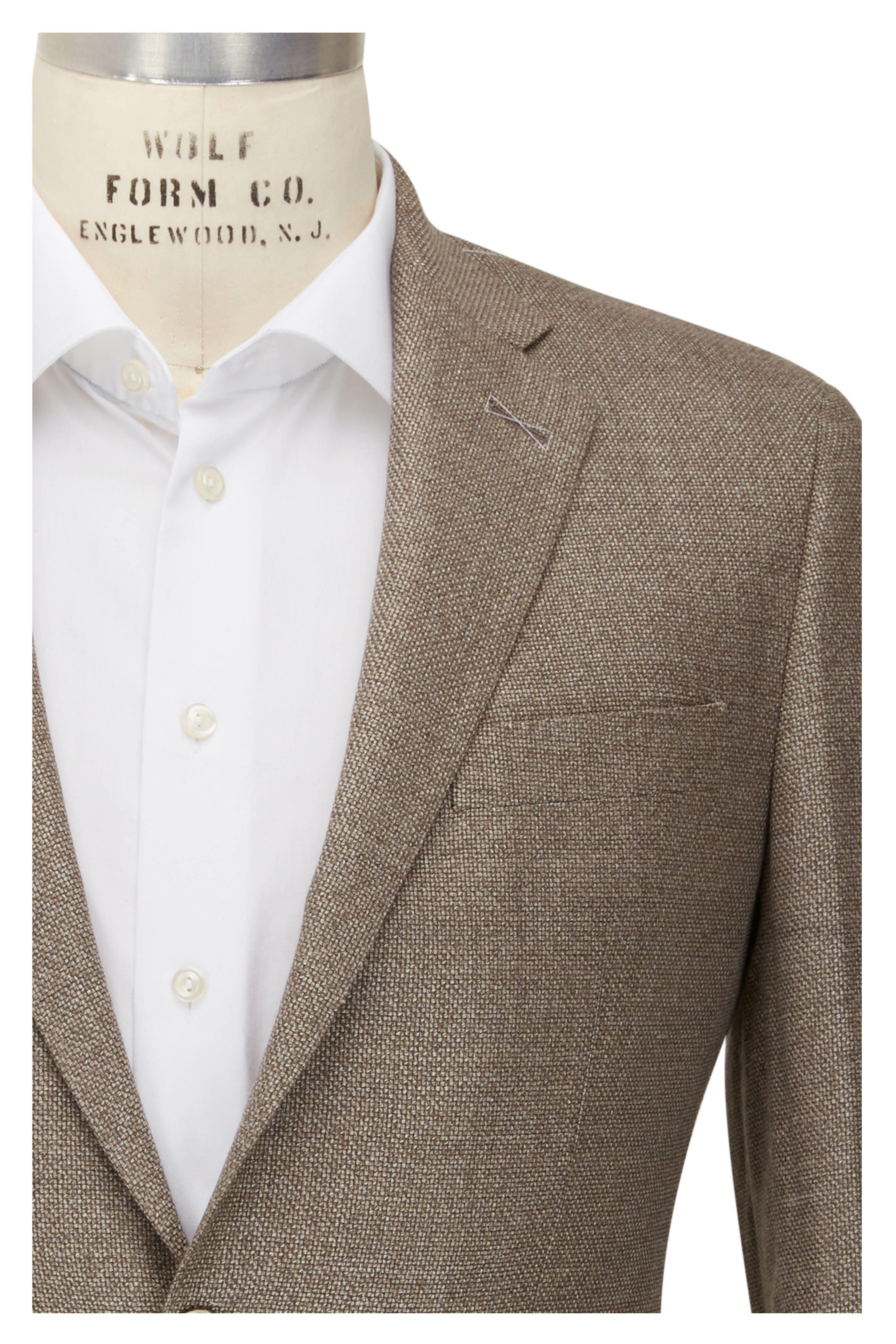 Atelier Munro - Oat & Tan Basketweave Sportcoat