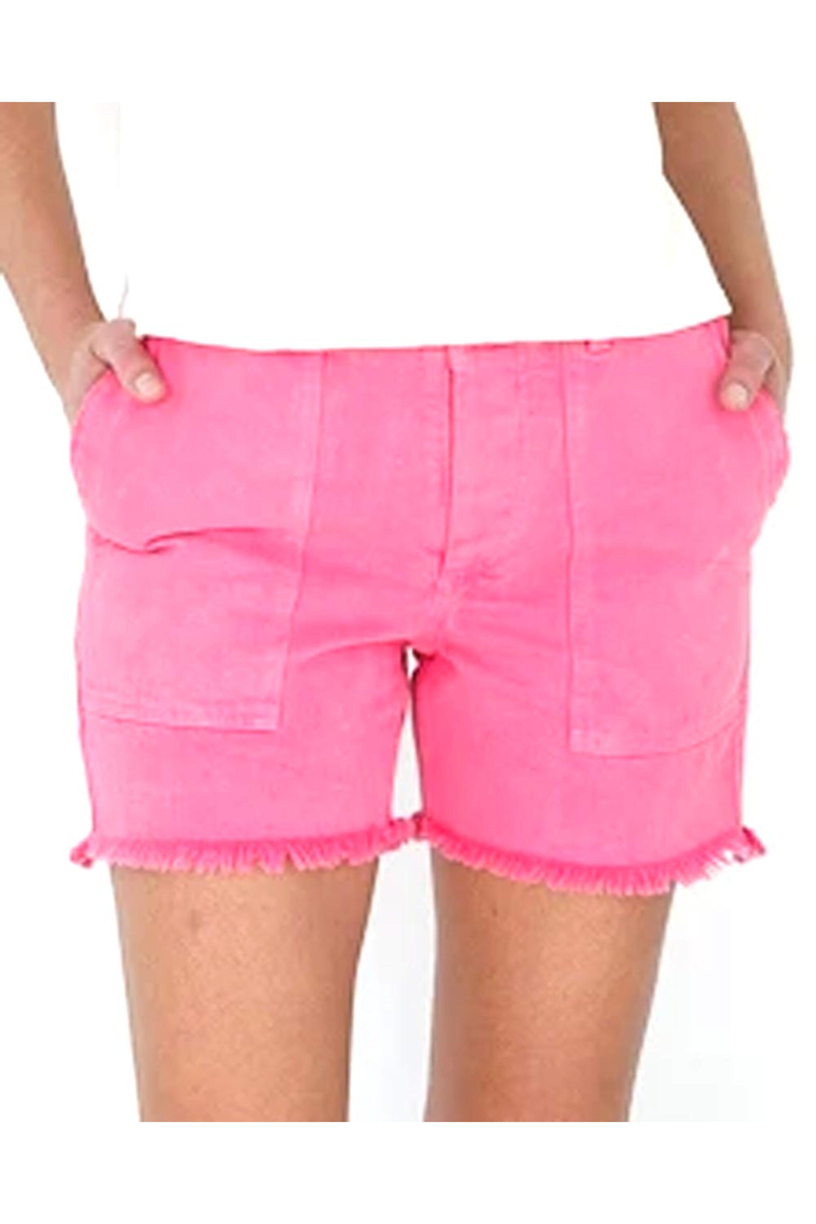 Le Superbe - Hot Pink Beach Crawler Cut Off Short