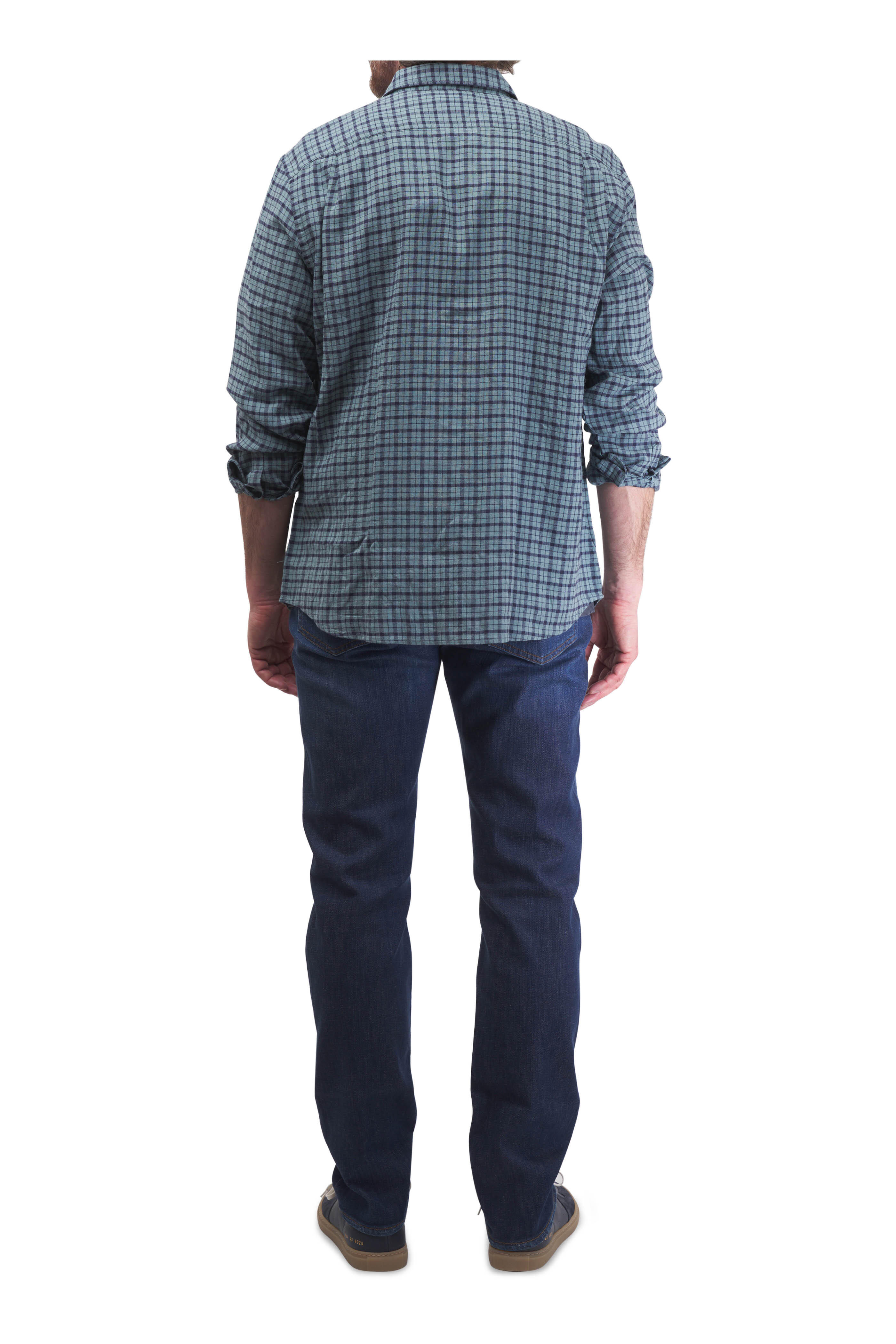 Frame - L'Homme Slim Cruz Blue Straight Leg Jean