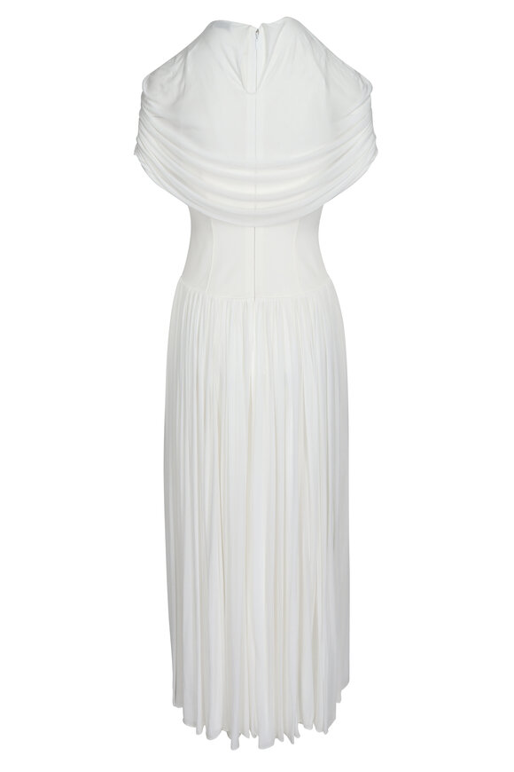 Simkhai Nancie Ivory Cape Maxi Dress - view 2