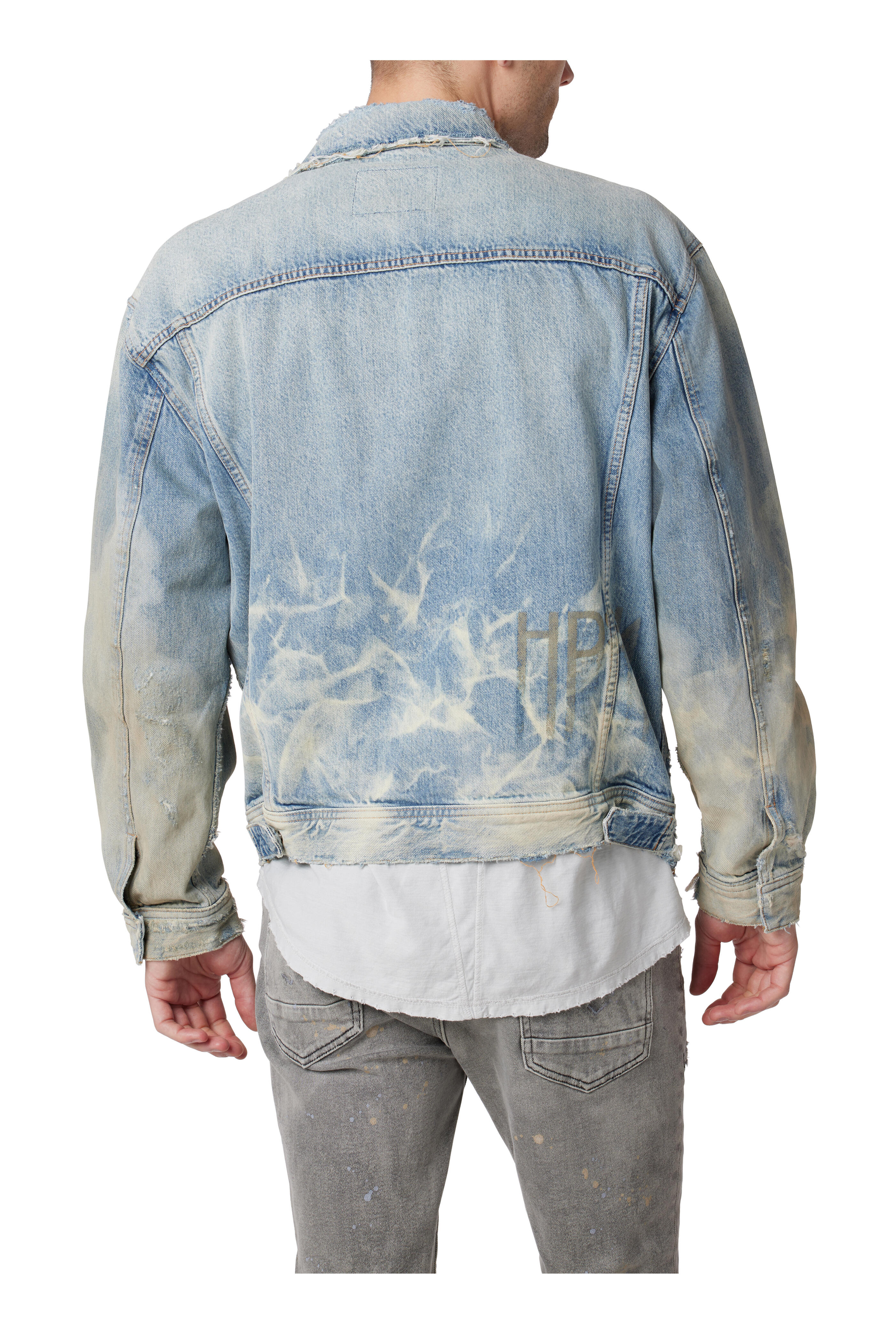 Hudson Clothing Blue Vintage Trucker Jacket Mitchell Stores