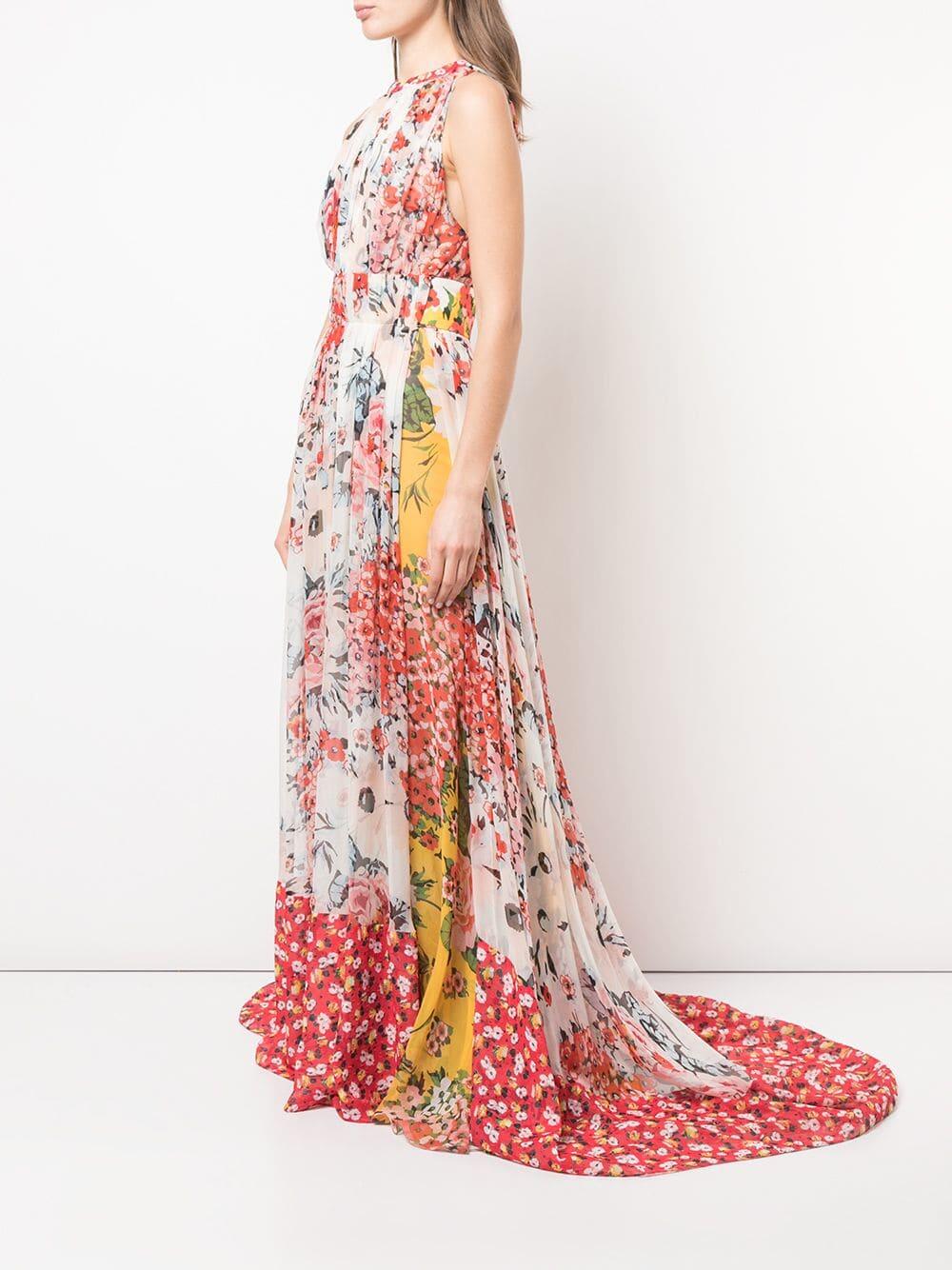 sachin and babi light blue dress Into You Chiffon Maxi Dress Black/Lavender / M