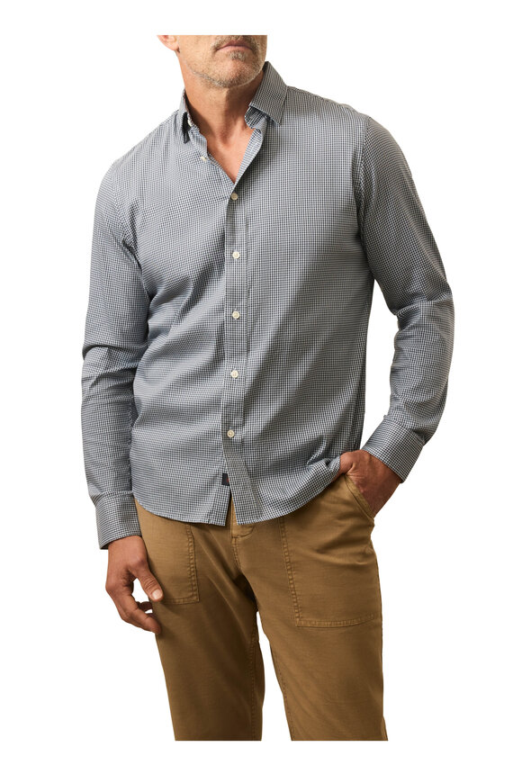 Faherty Brand Movement™ Blue Gingham Sport Shirt - view 2