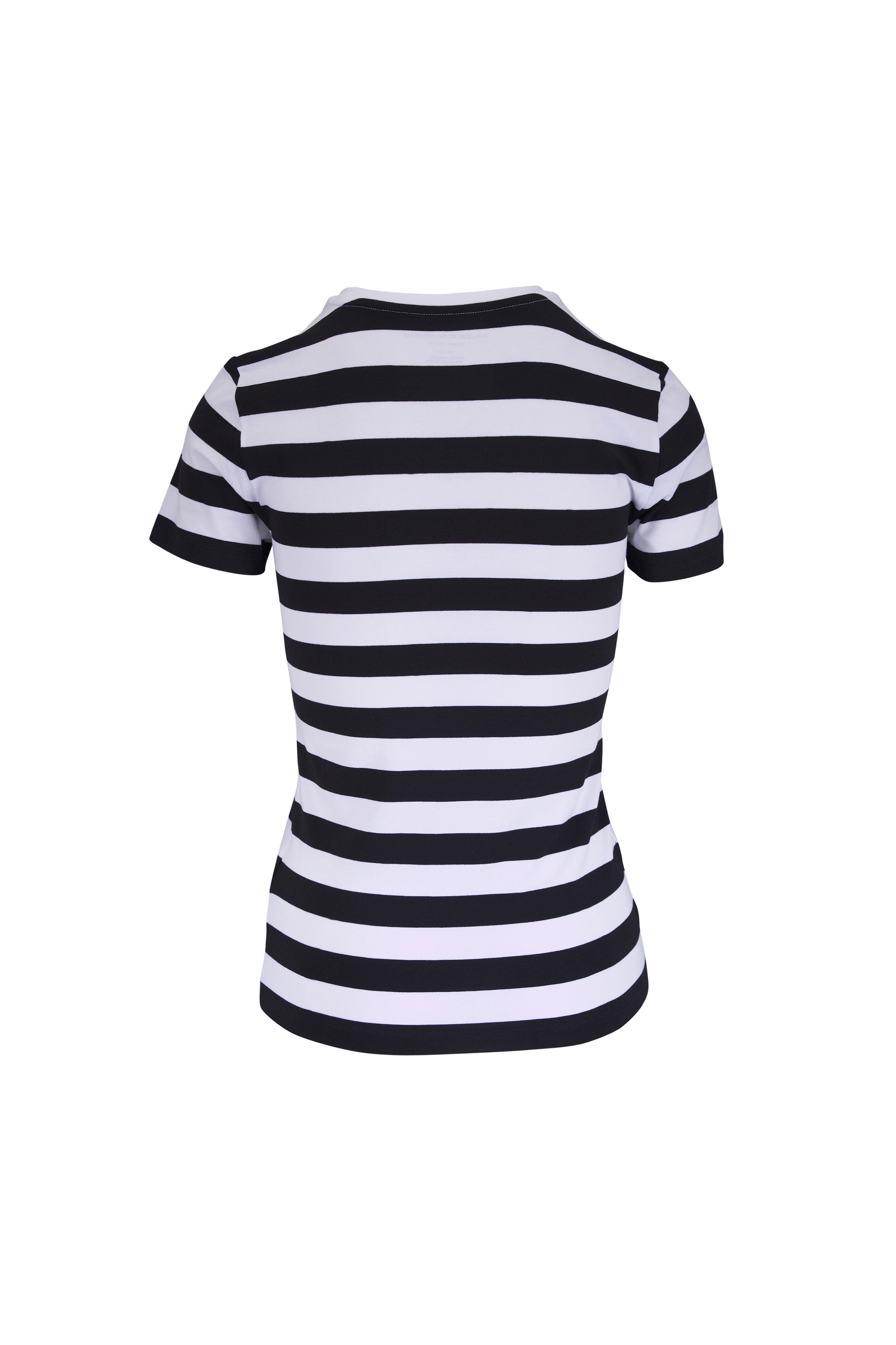 Majestic - Soft Touch Marine Stripe T-Shirt - view 2