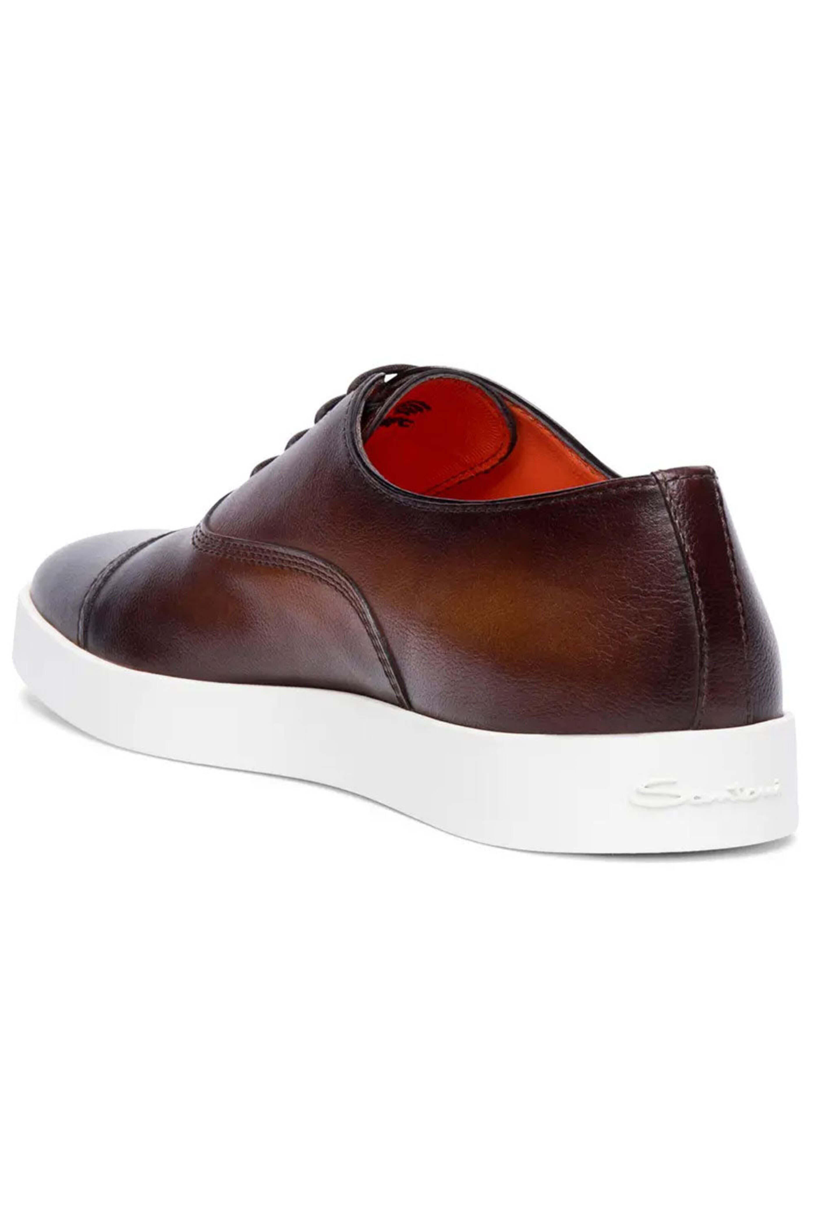 Santoni - Behemoth Sneaker in Dark Brown