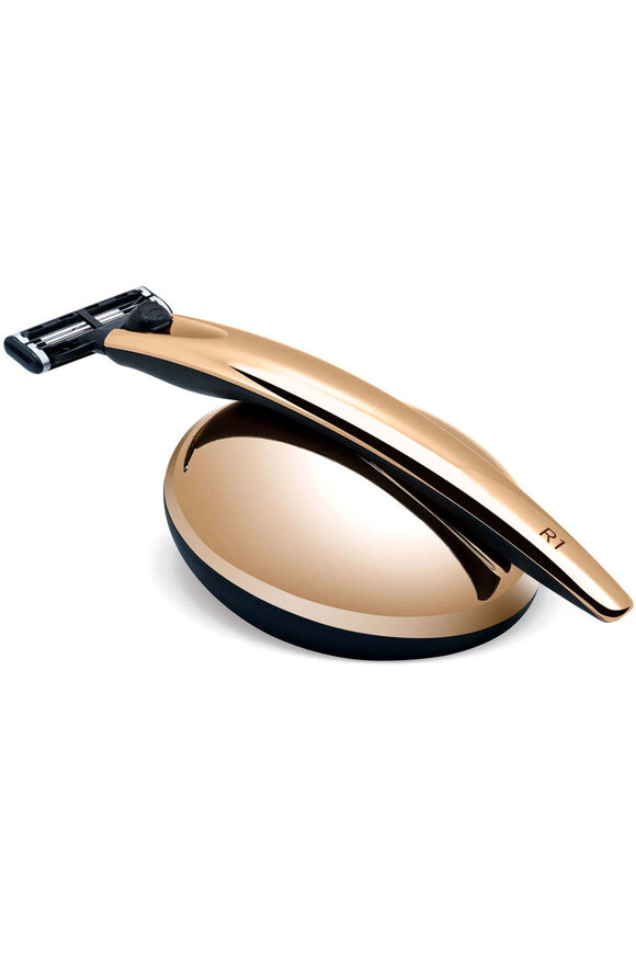 Bolin Webb R1 Gold 24ct Razor and Stand - view 1