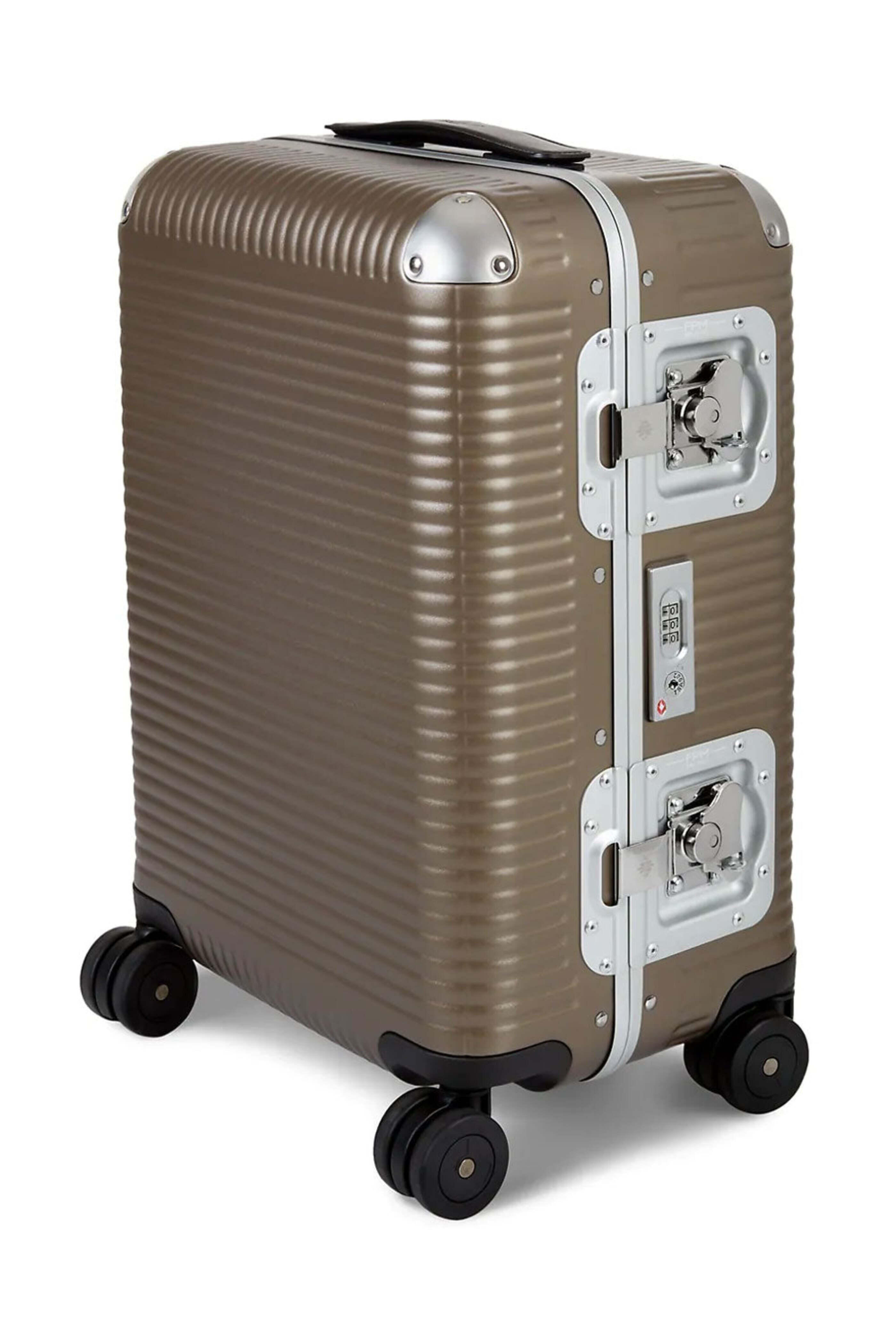 Fpm Milano - 55 Bank Carry-On Spinner Suitcase in Matte Almond