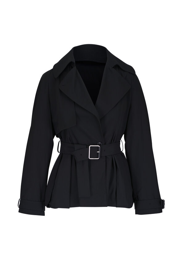 Loewe - Black Balloon Leather Drawstring Jacket | Mitchell