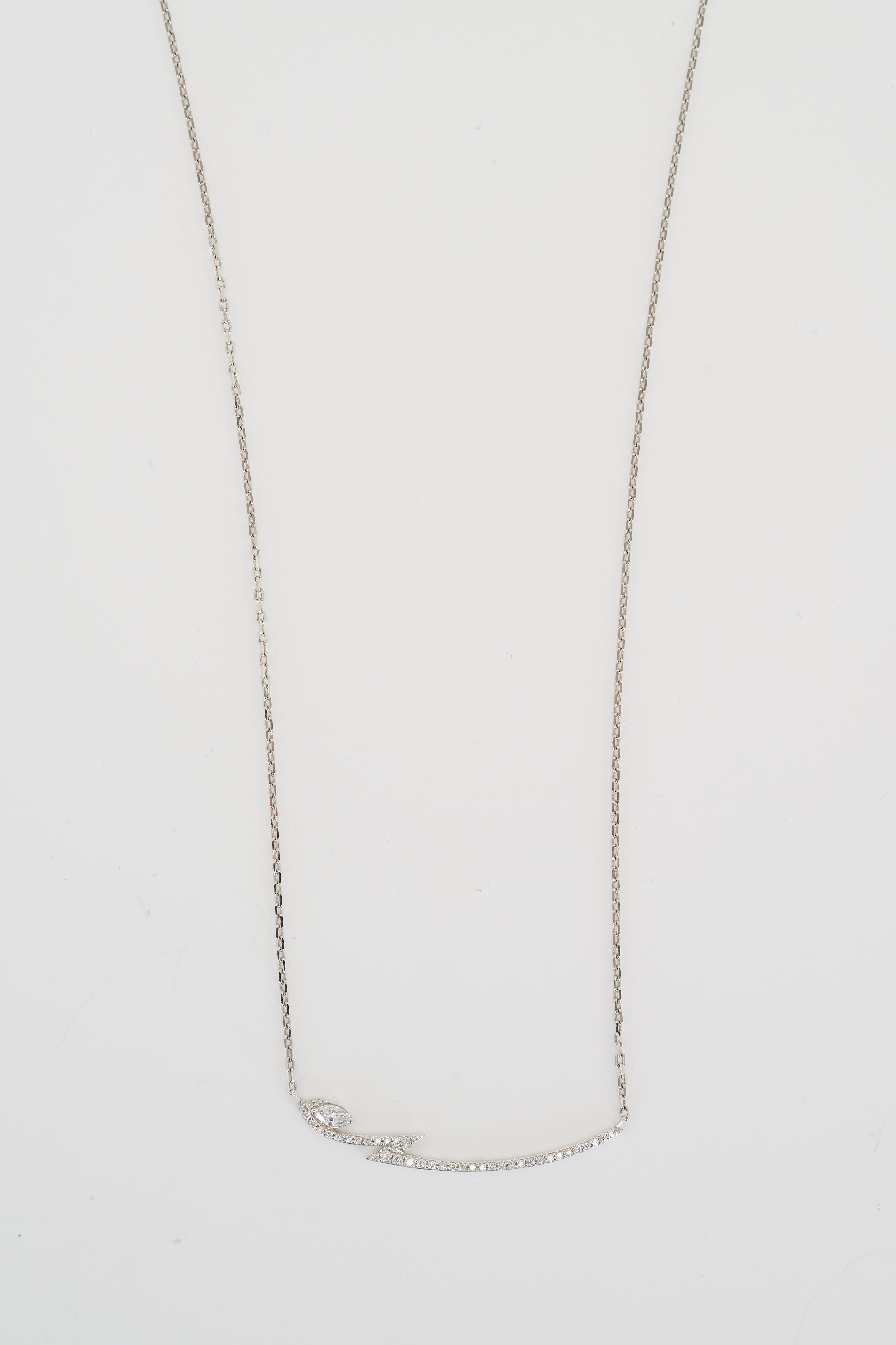 Stephen Webster - 18K White Gold Black Diamond Bolt Ring