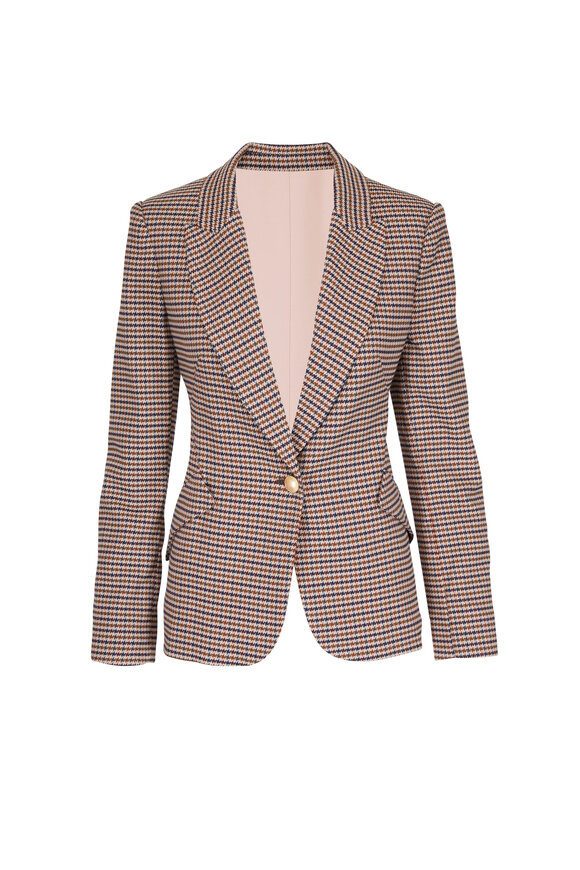 L'Agence - Chamberlain Multicolor Houndstooth Jacket
