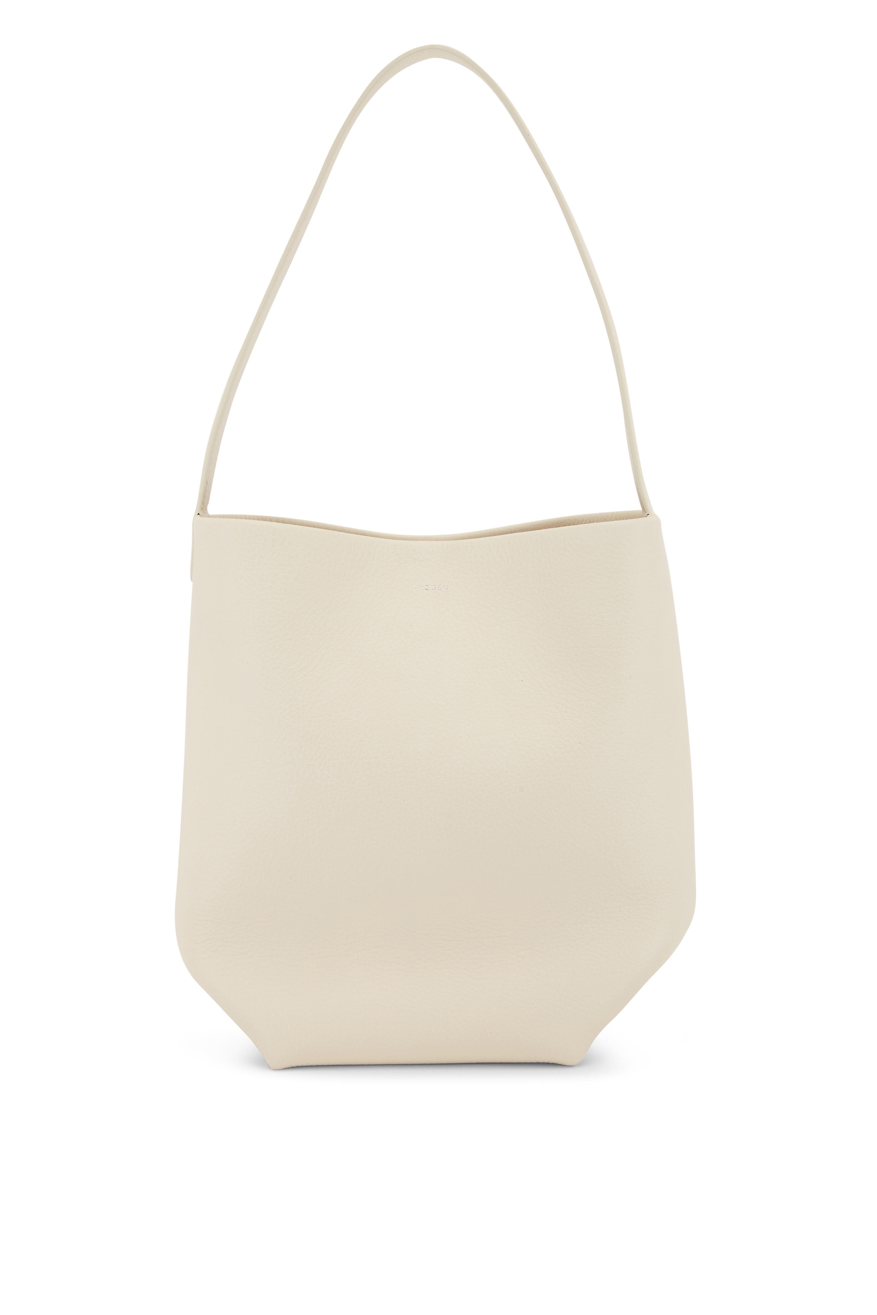 The Row - N/S Park Small Textured-leather Tote - Ivory