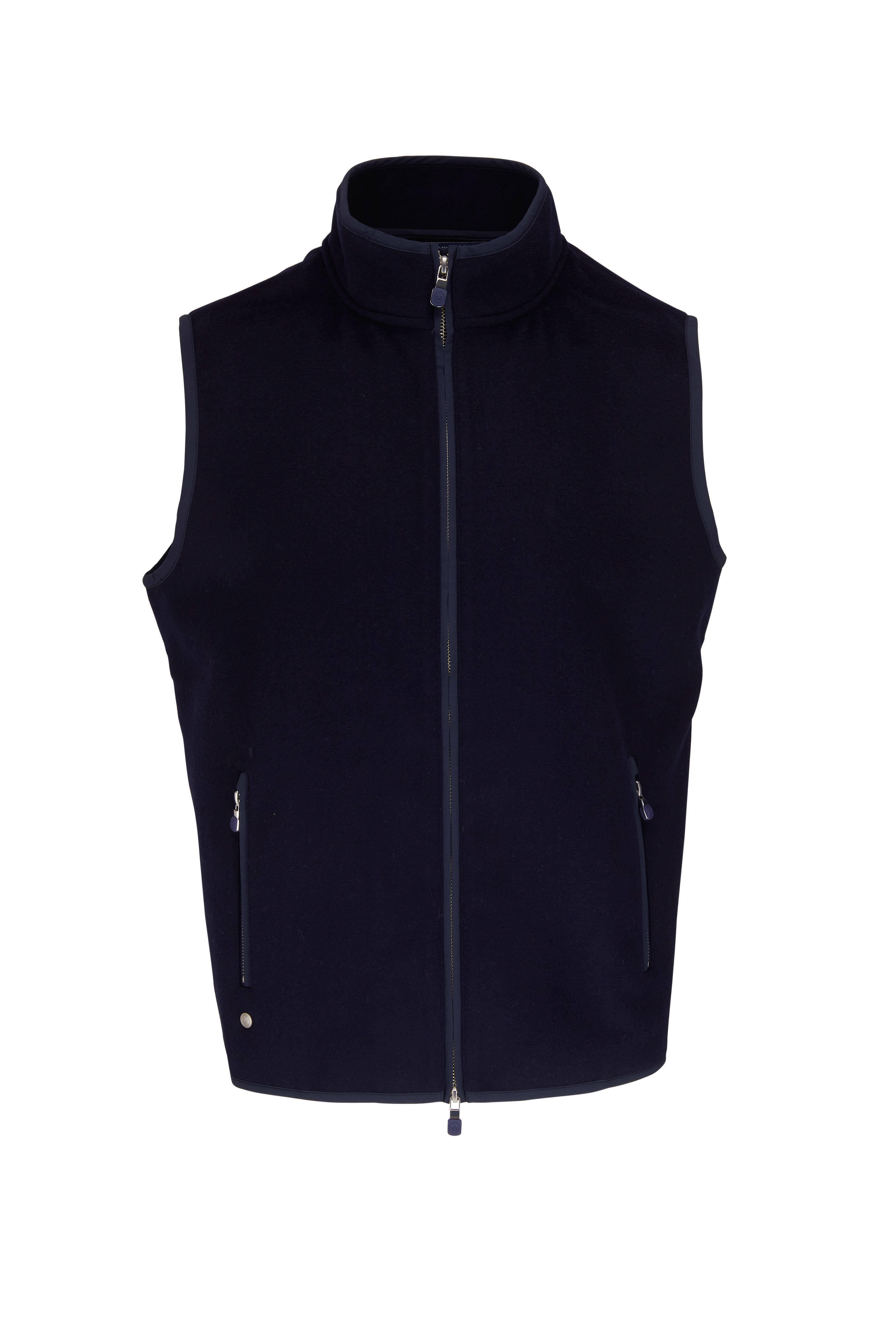 Peter Millar - Stealth Navy Fleece Vest | Mitchell Stores