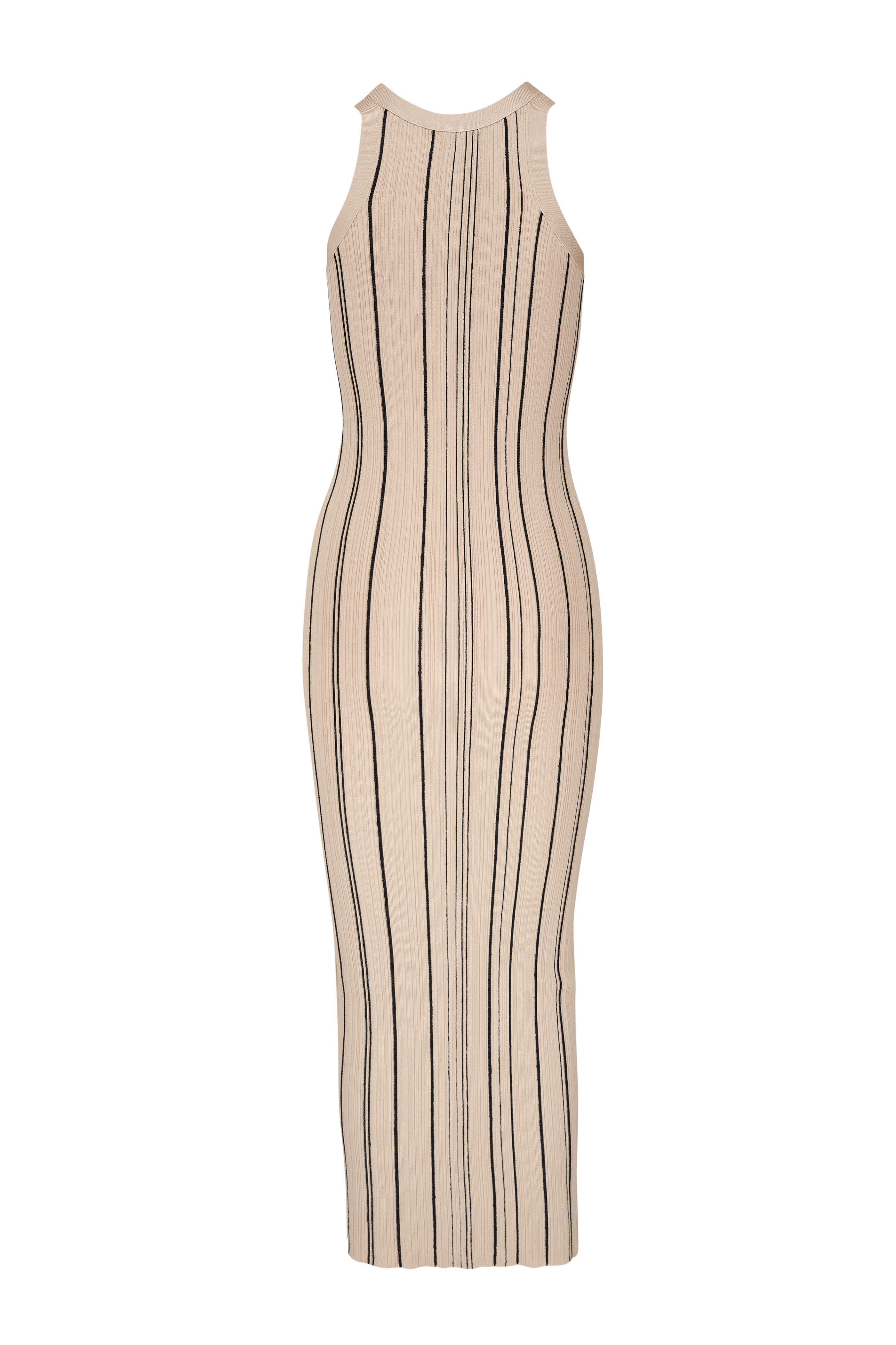 Totme - Curved Ribbed Fawn Tank Dress | Mitchell Stores